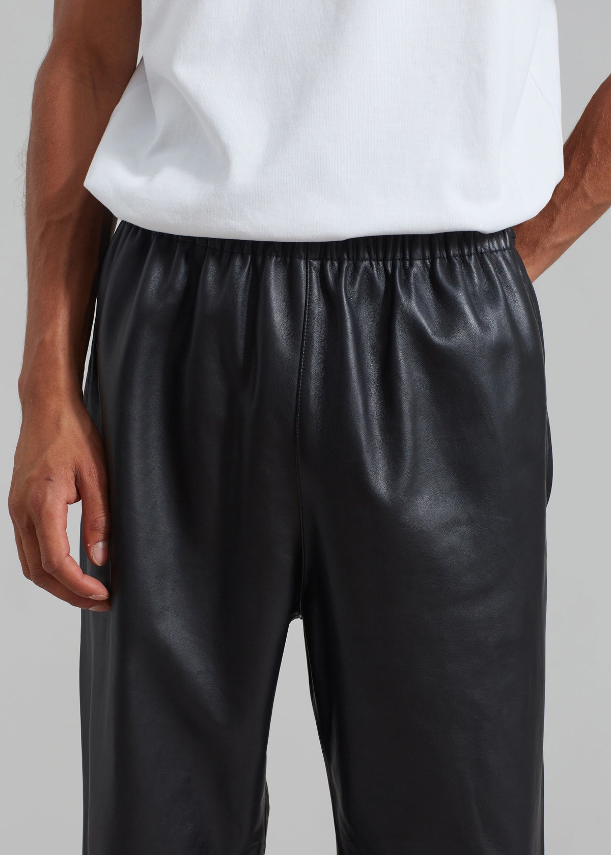 Kevin Leather Trousers - Black - 11