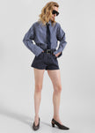 Kiso Denim Shorts - Navy