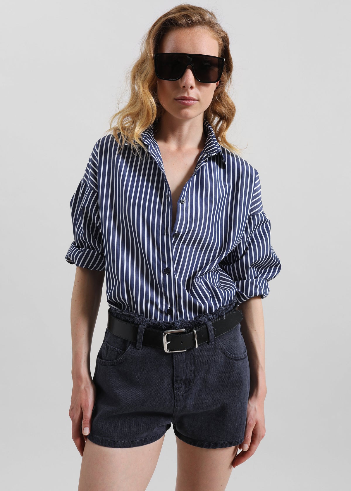 Kiso Denim Shorts - Navy - 5