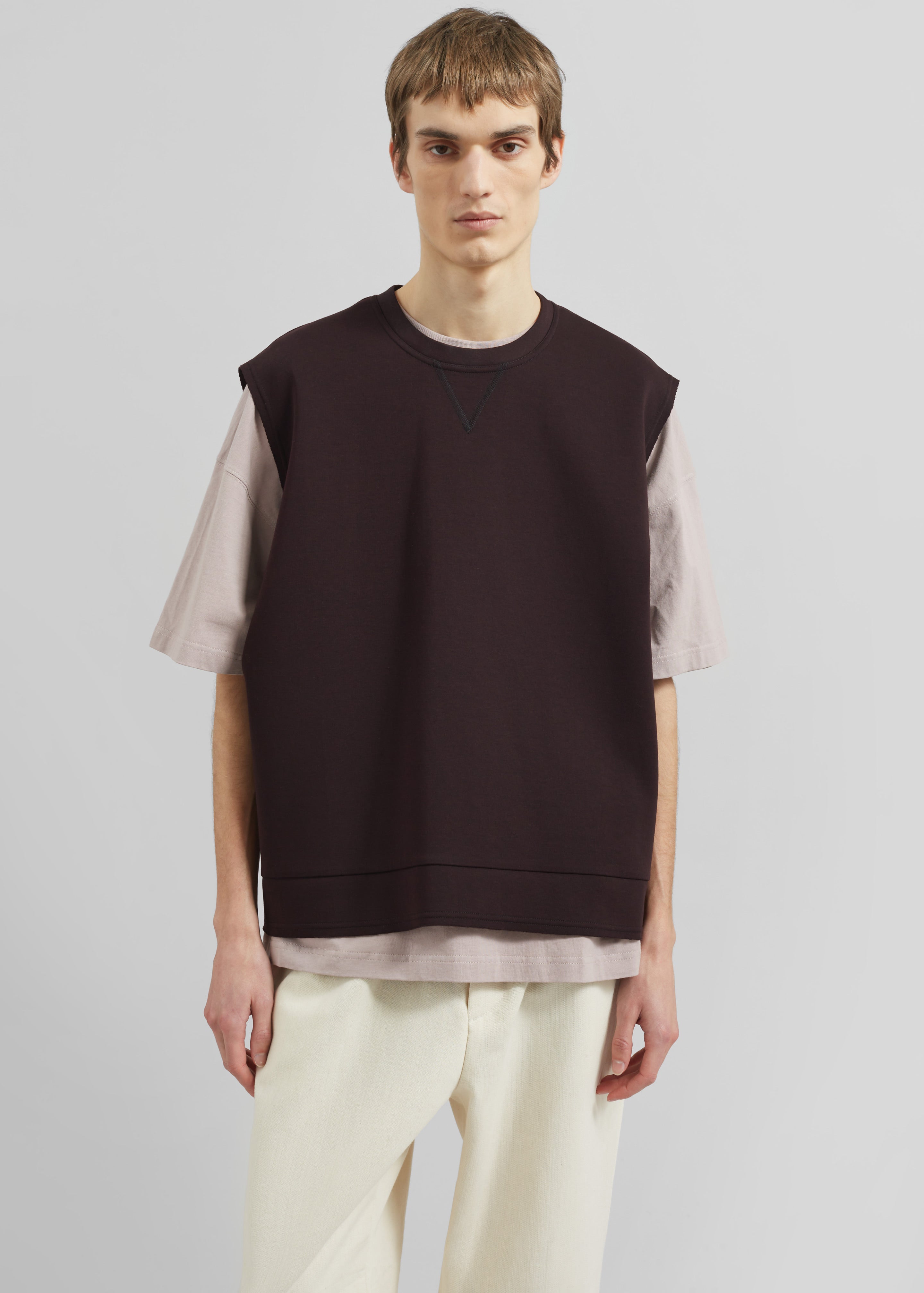 Laos Tank Top - Dark Plum - 6