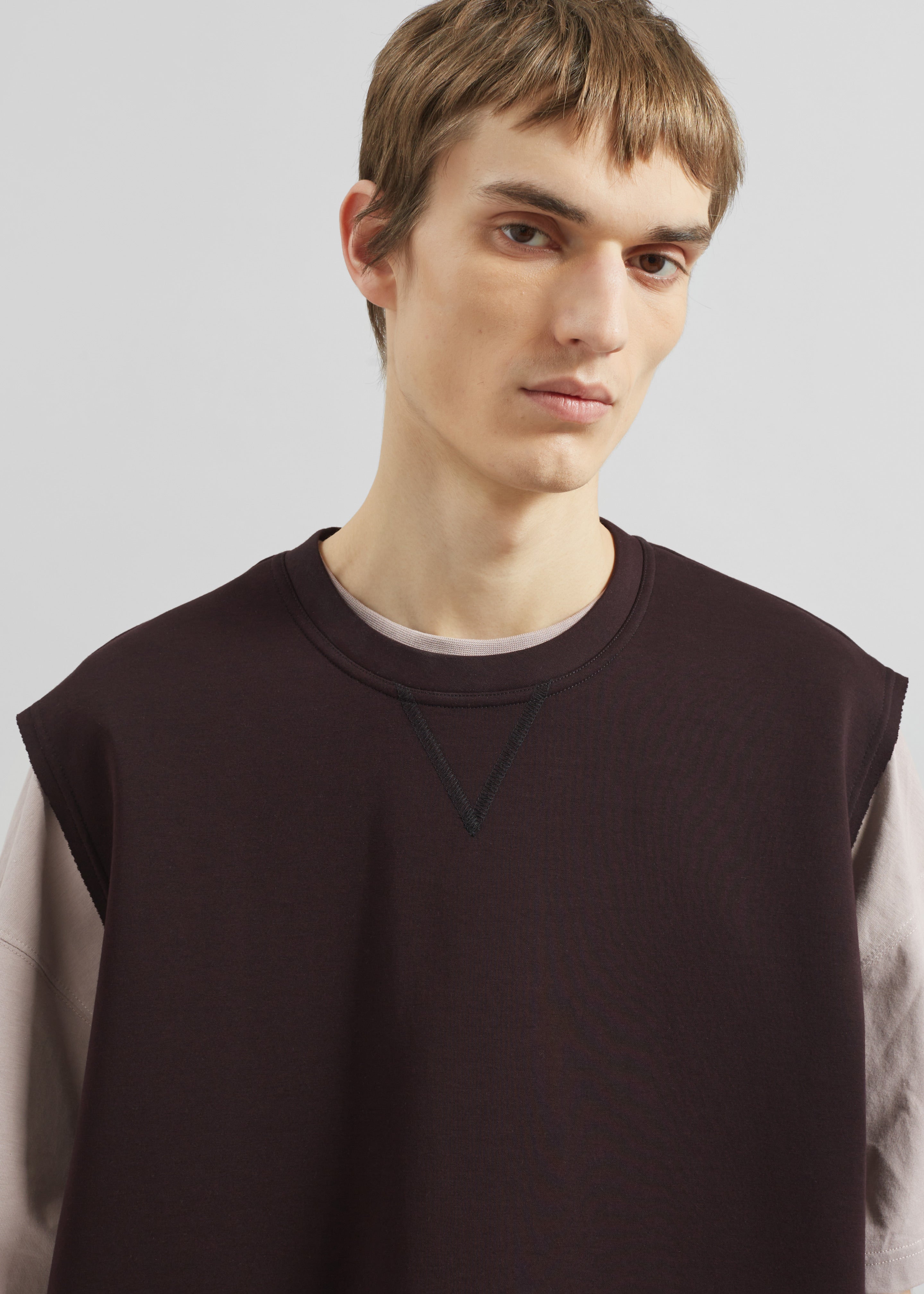 Laos Tank Top - Dark Plum - 5