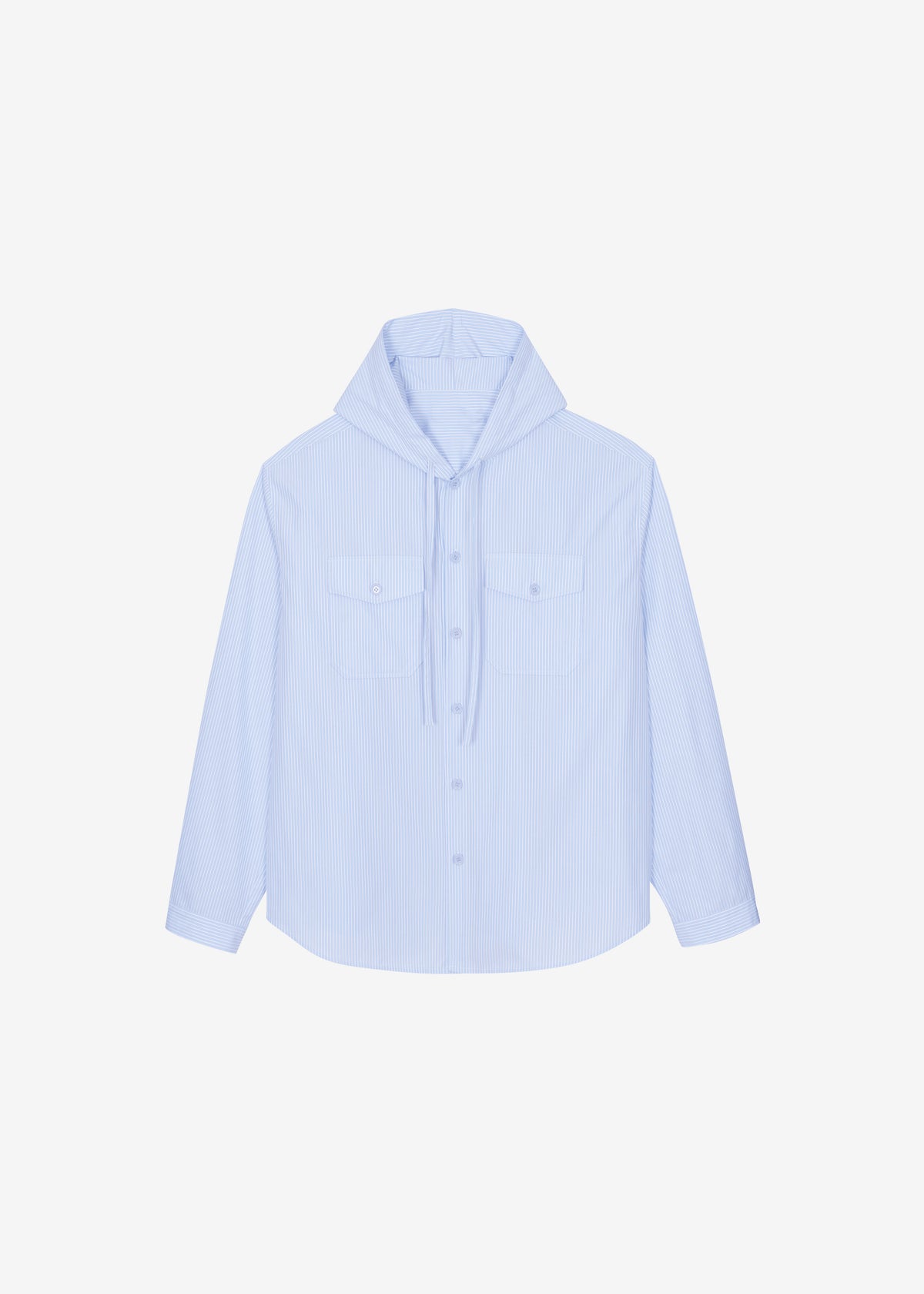 Lars Hooded Striped Jacket - Blue/White Stripe - 11