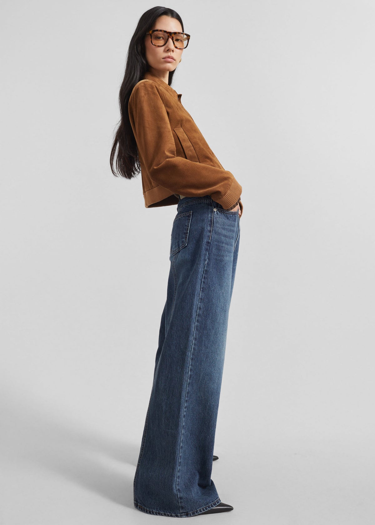 Larvik Wide Jeans - Medium Wash - 1