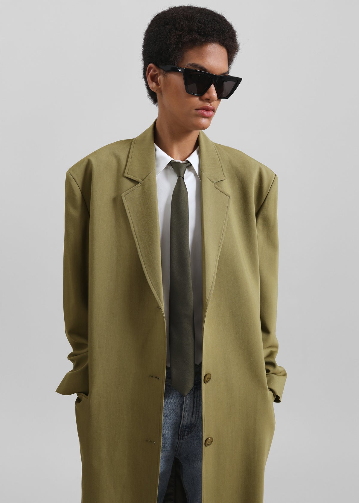 Lene Tie - Khaki - 3