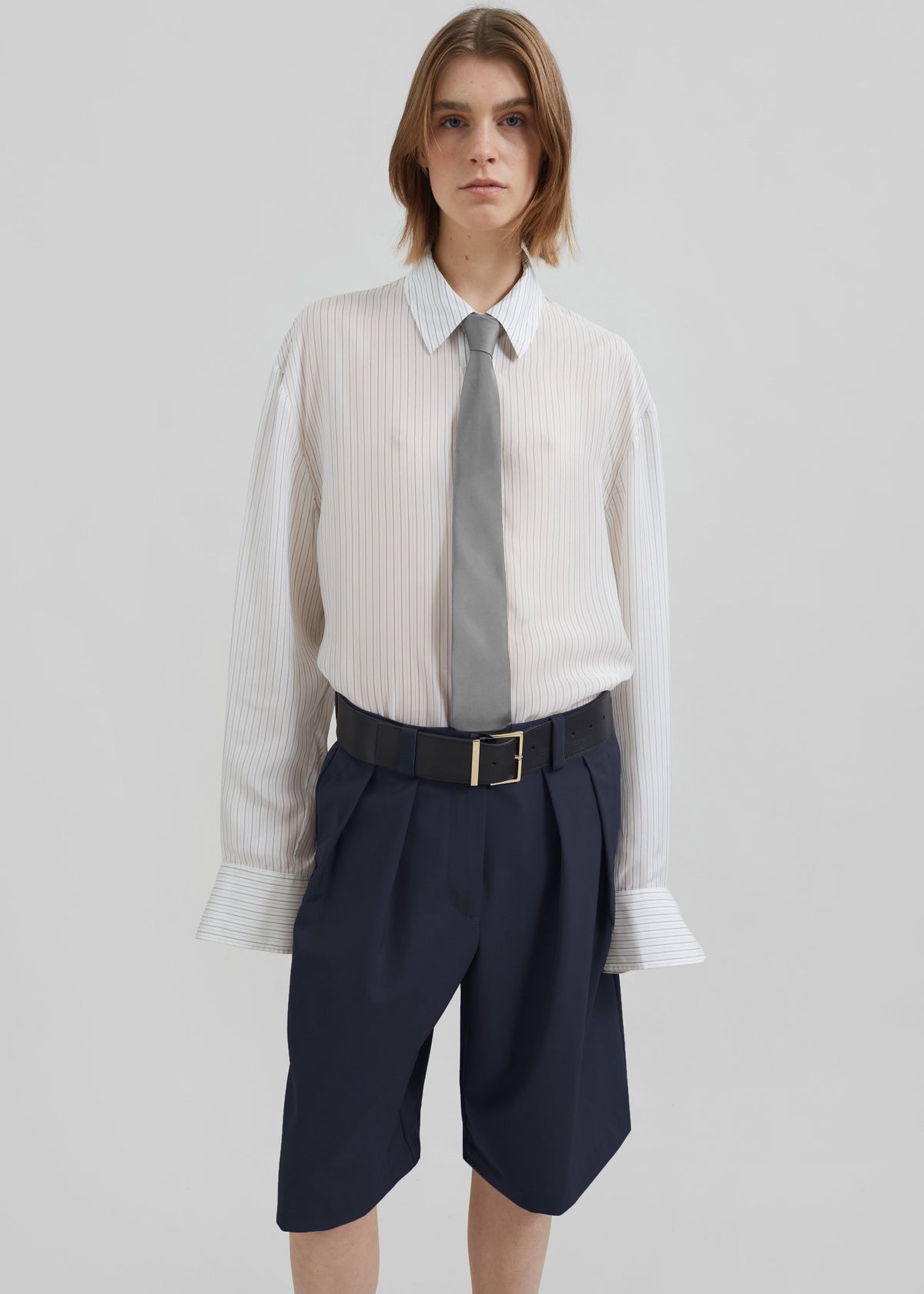 Lene Tie - Light Grey - 4
