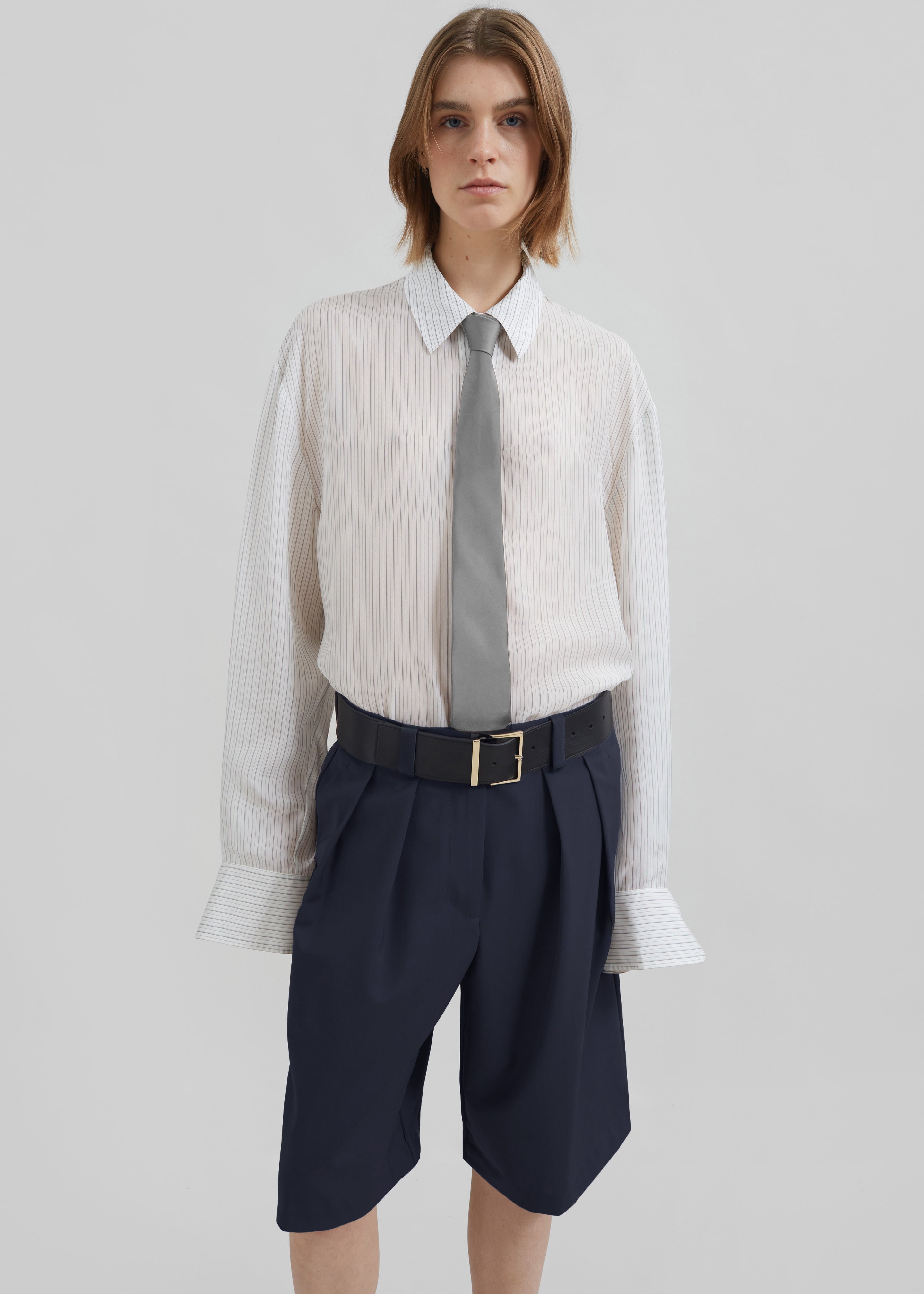Lene Tie - Light Grey - 4