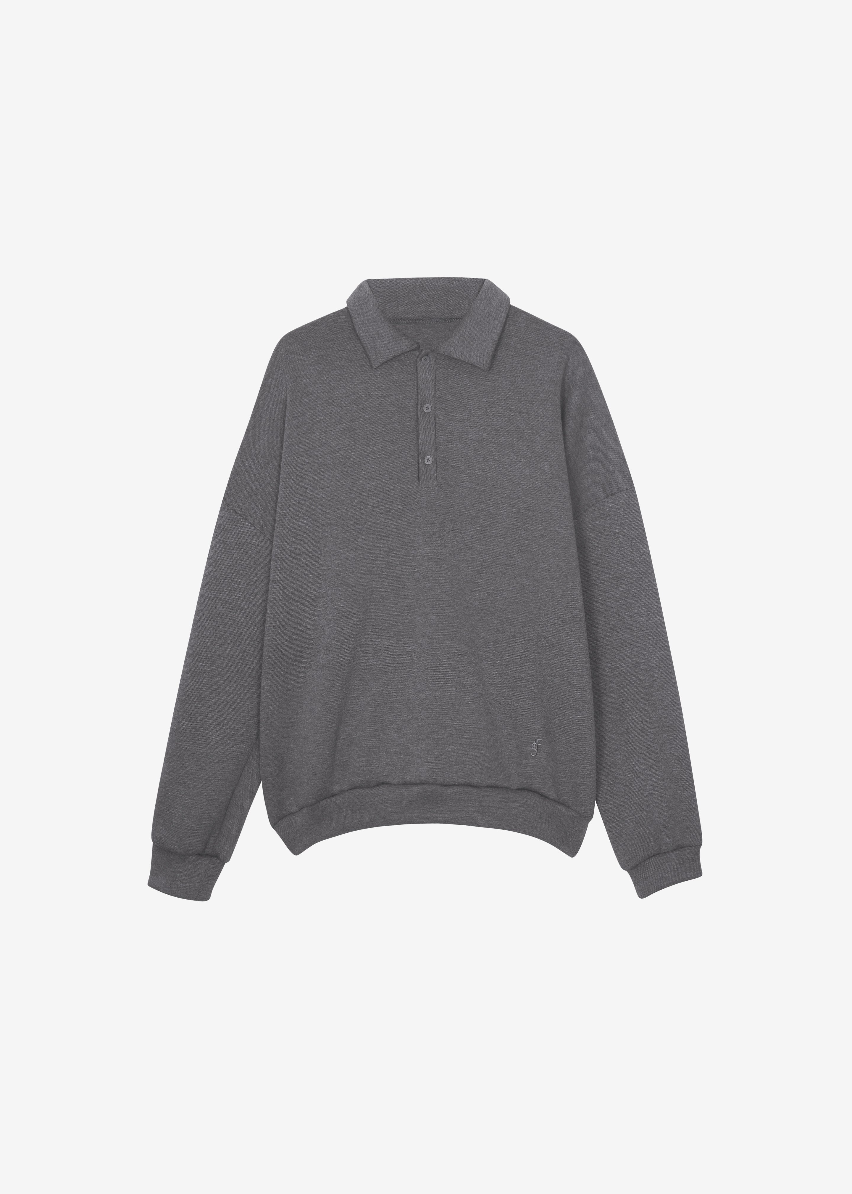 Lenham Polo Sweatshirt - Grey - 8