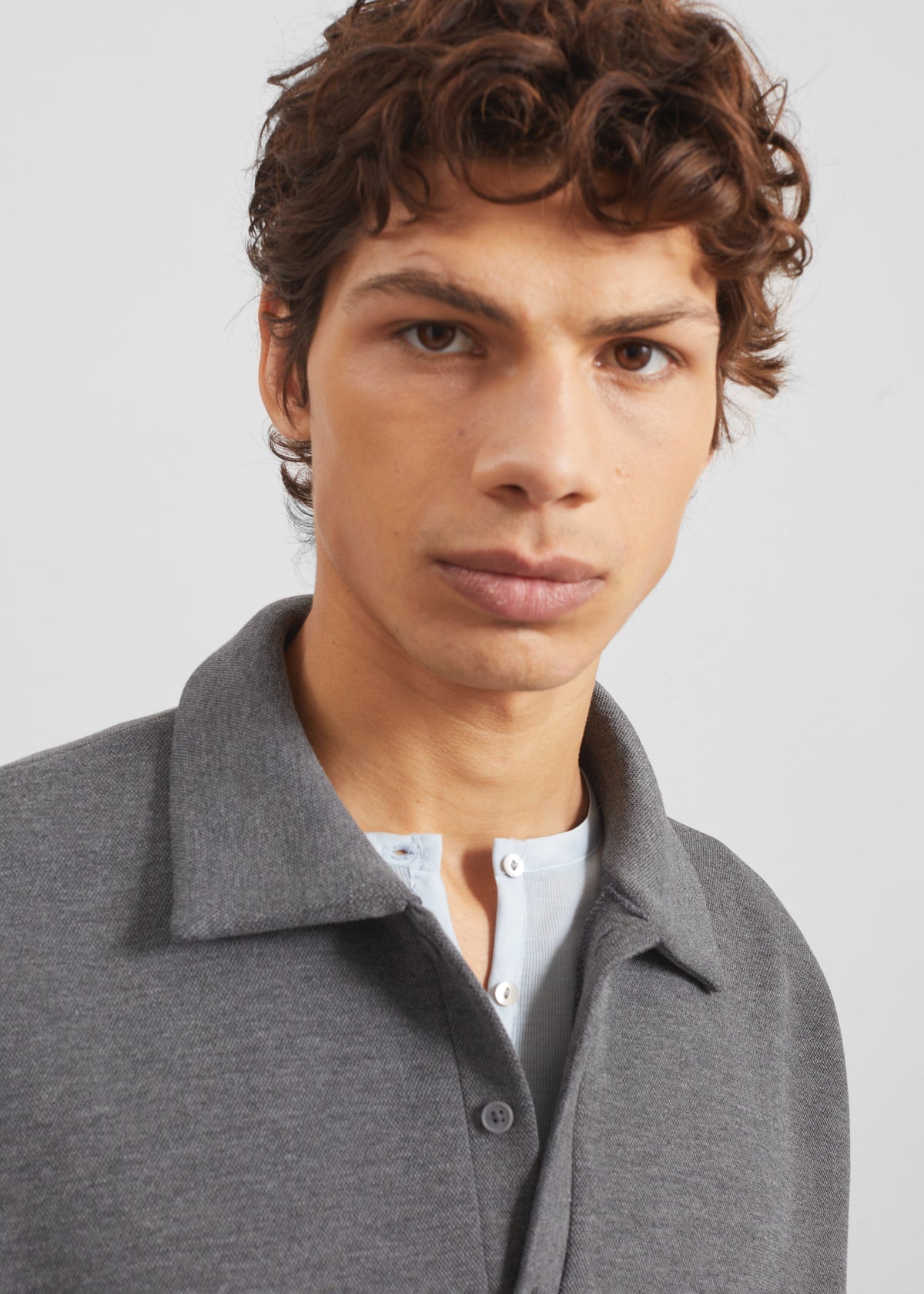Lenham Polo Sweatshirt - Grey - 3