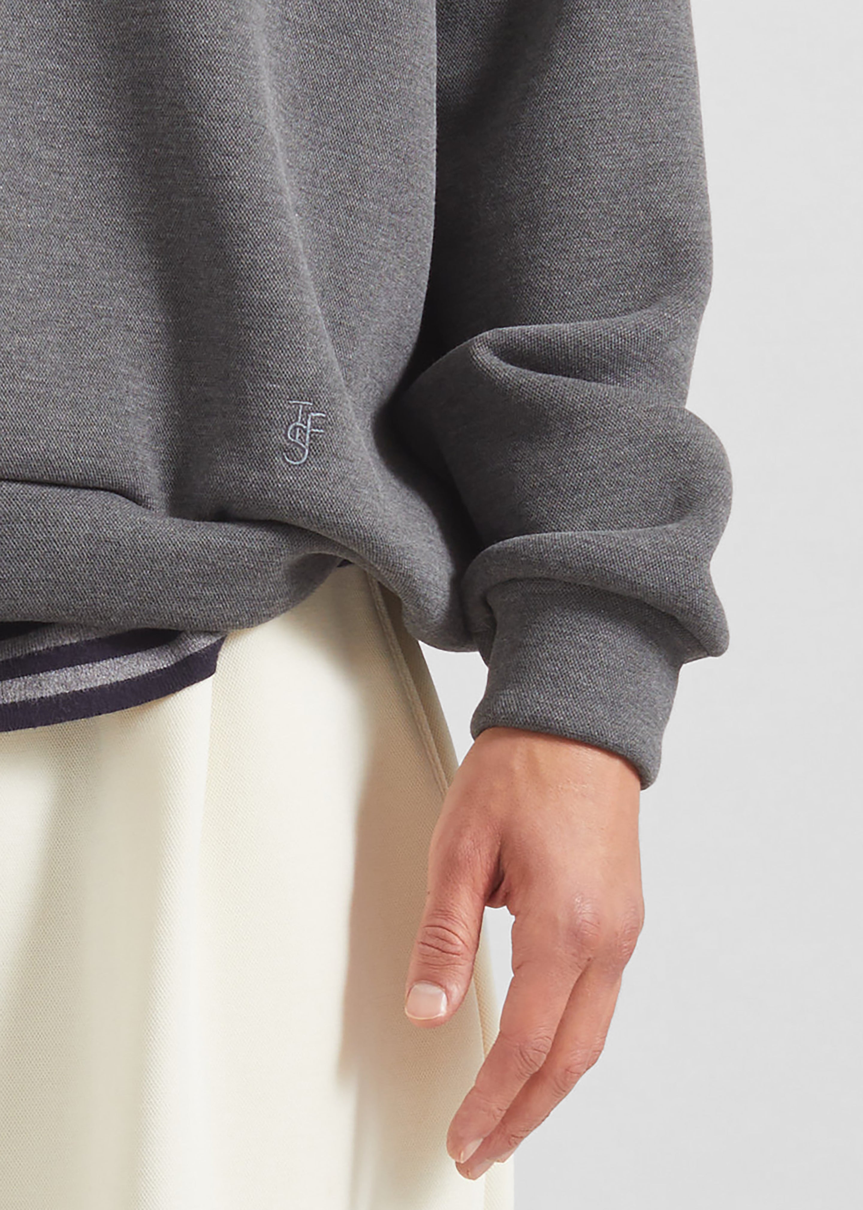 Lenham Polo Sweatshirt - Grey - 5