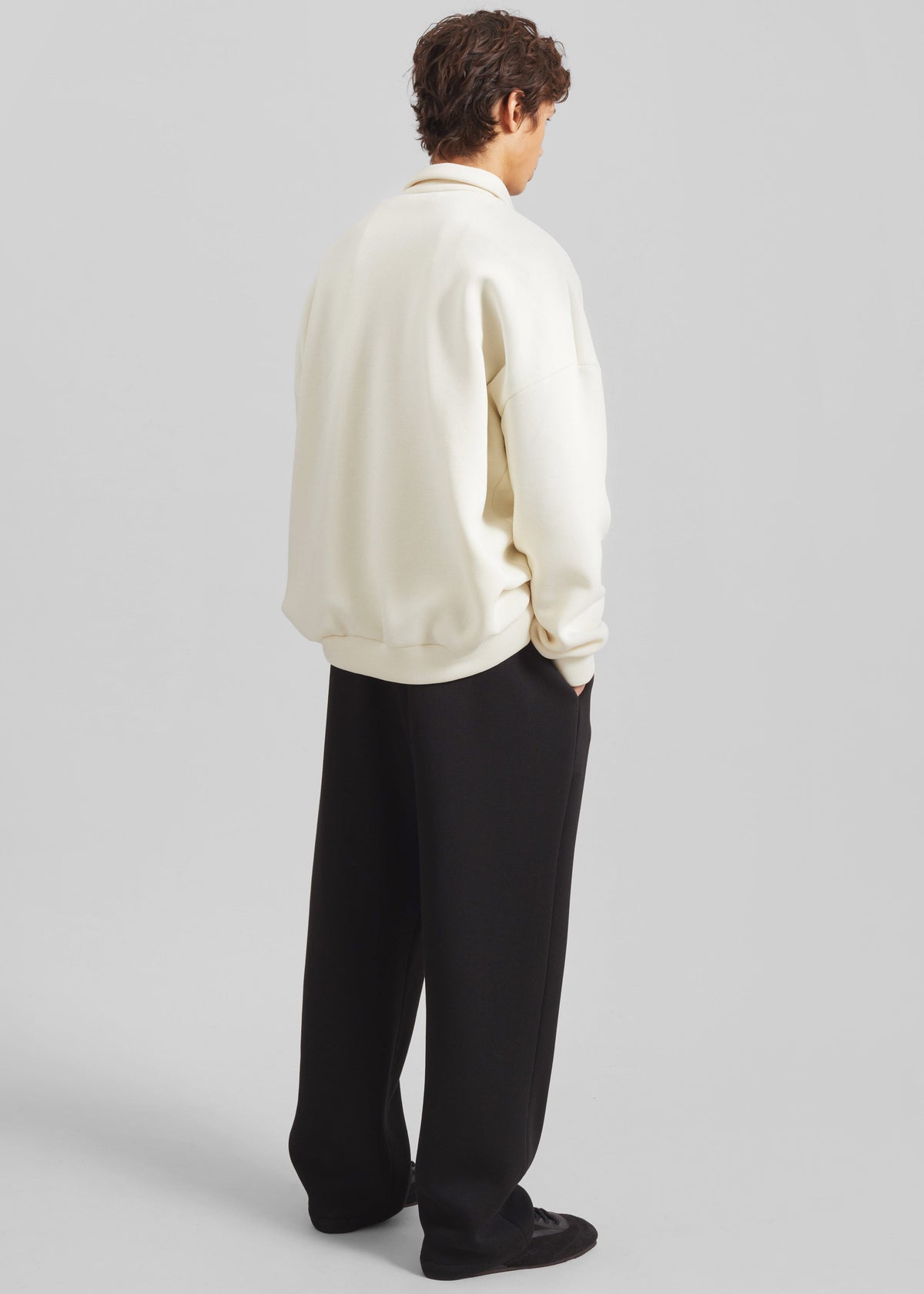 Lenham Polo Sweatshirt - Ivory - 5