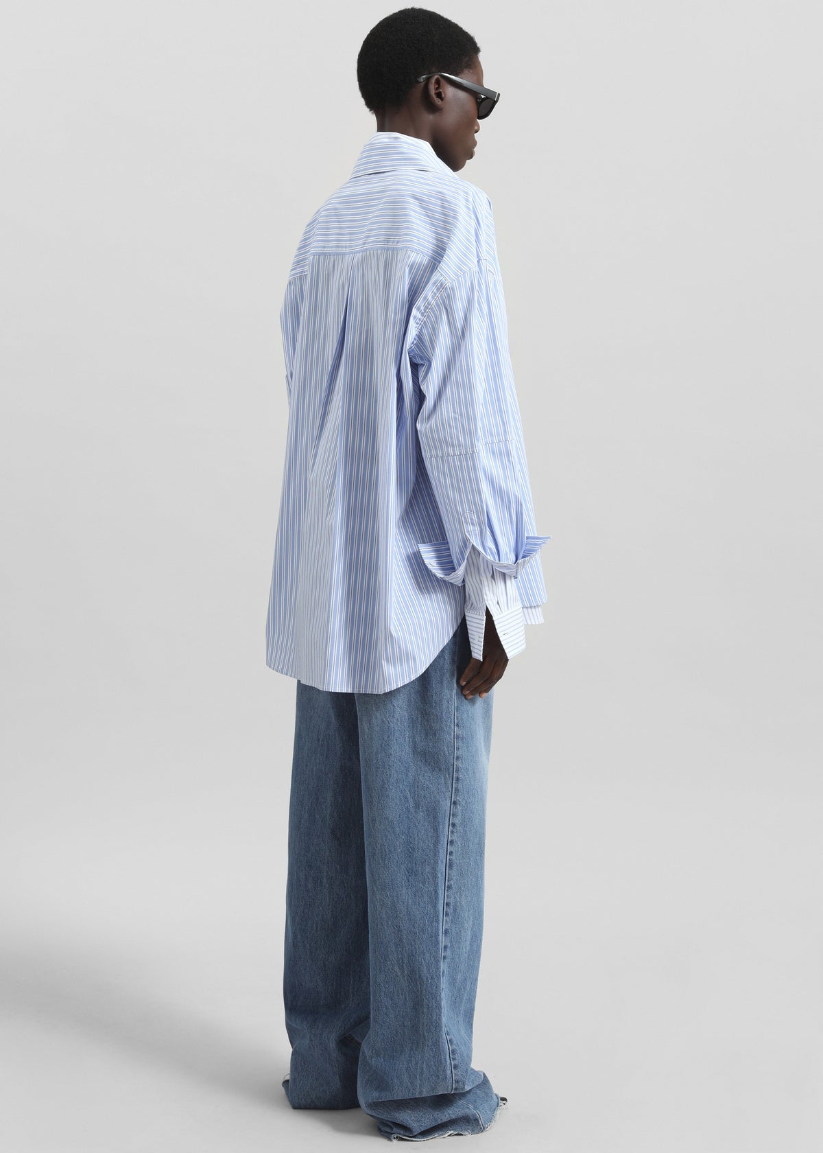Lienz Double Shirt - Blue/White Stripe - 6