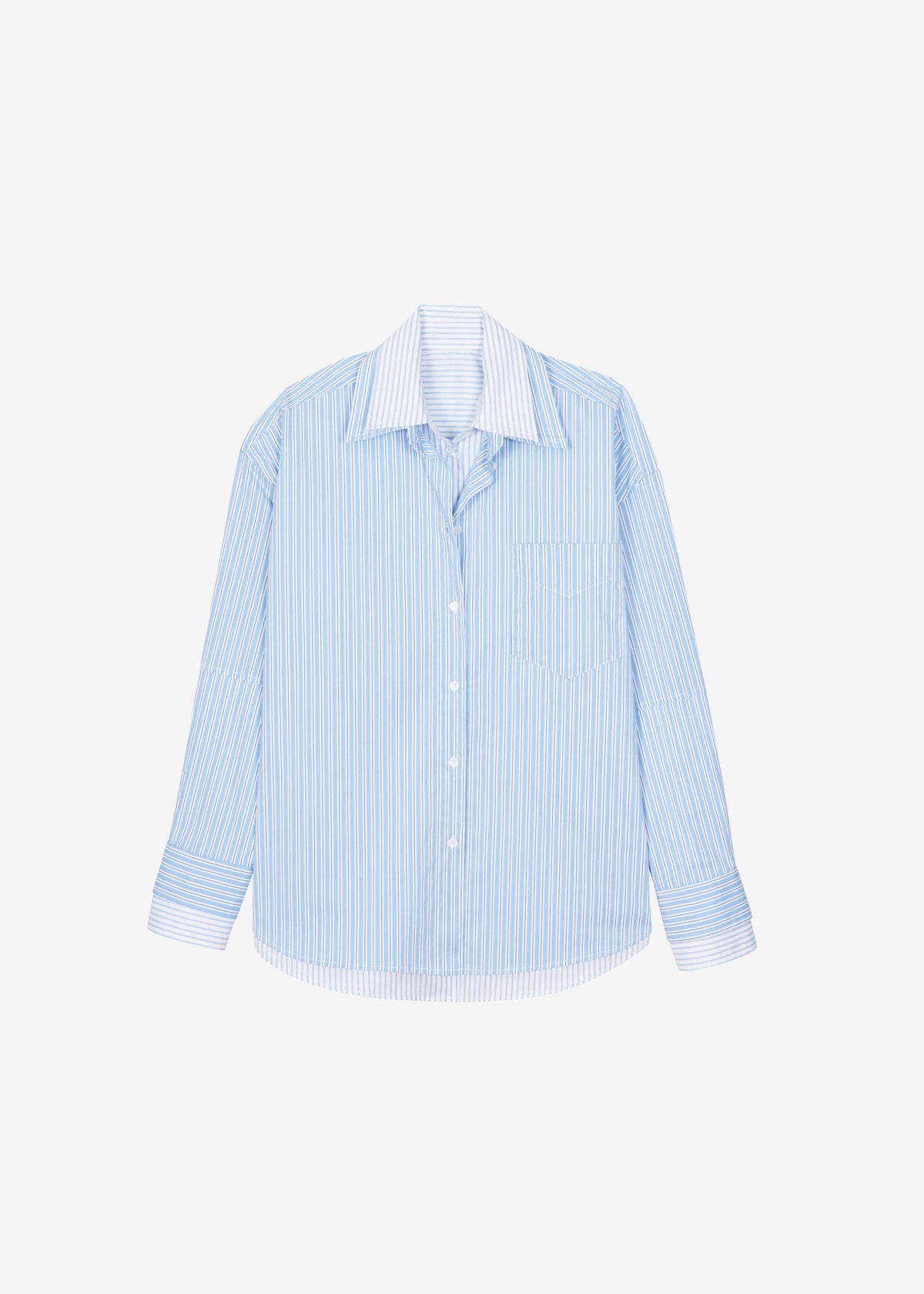 Lienz Double Shirt - Blue/White Stripe - 7