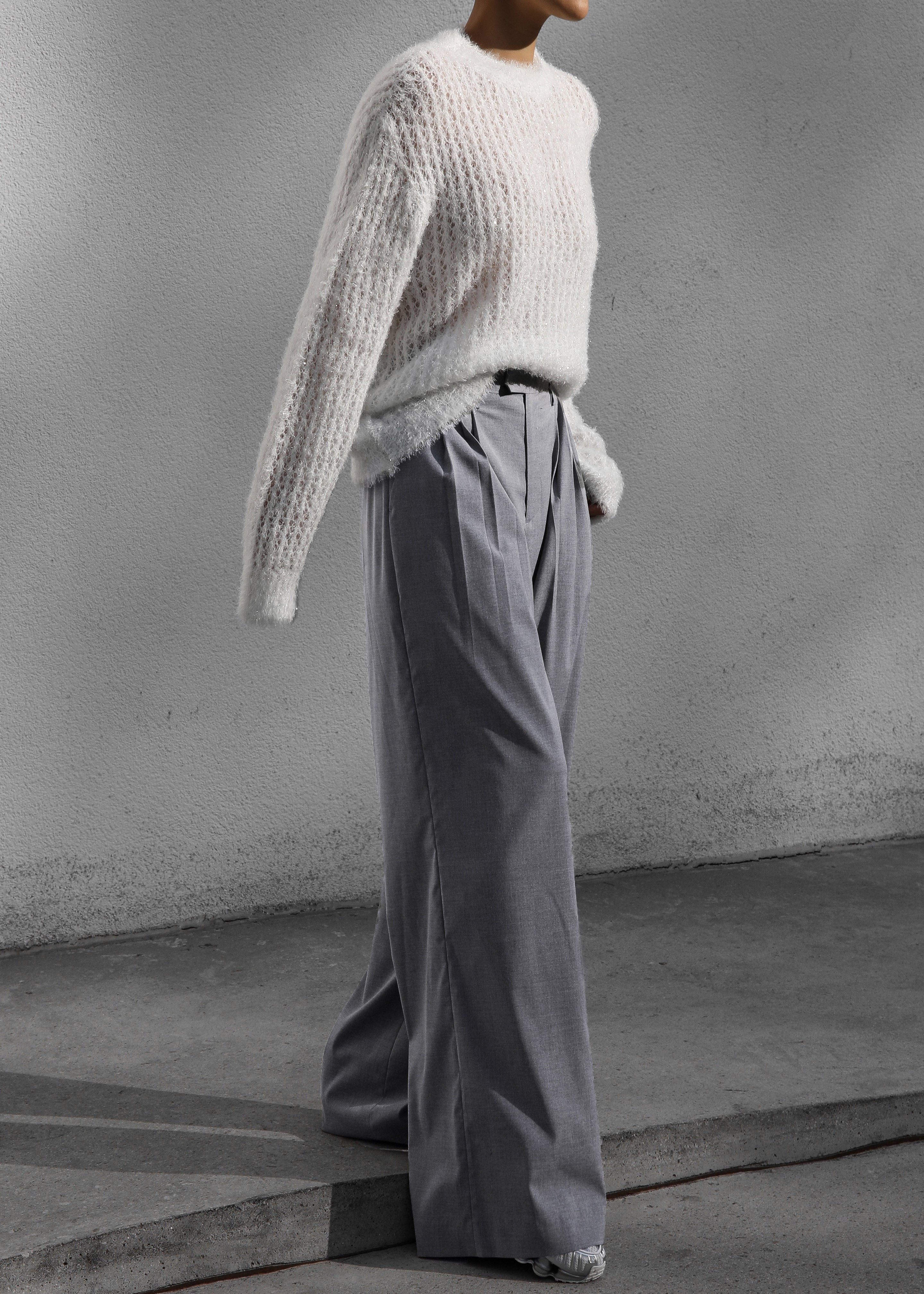Linna Trousers - Light Grey - 4
