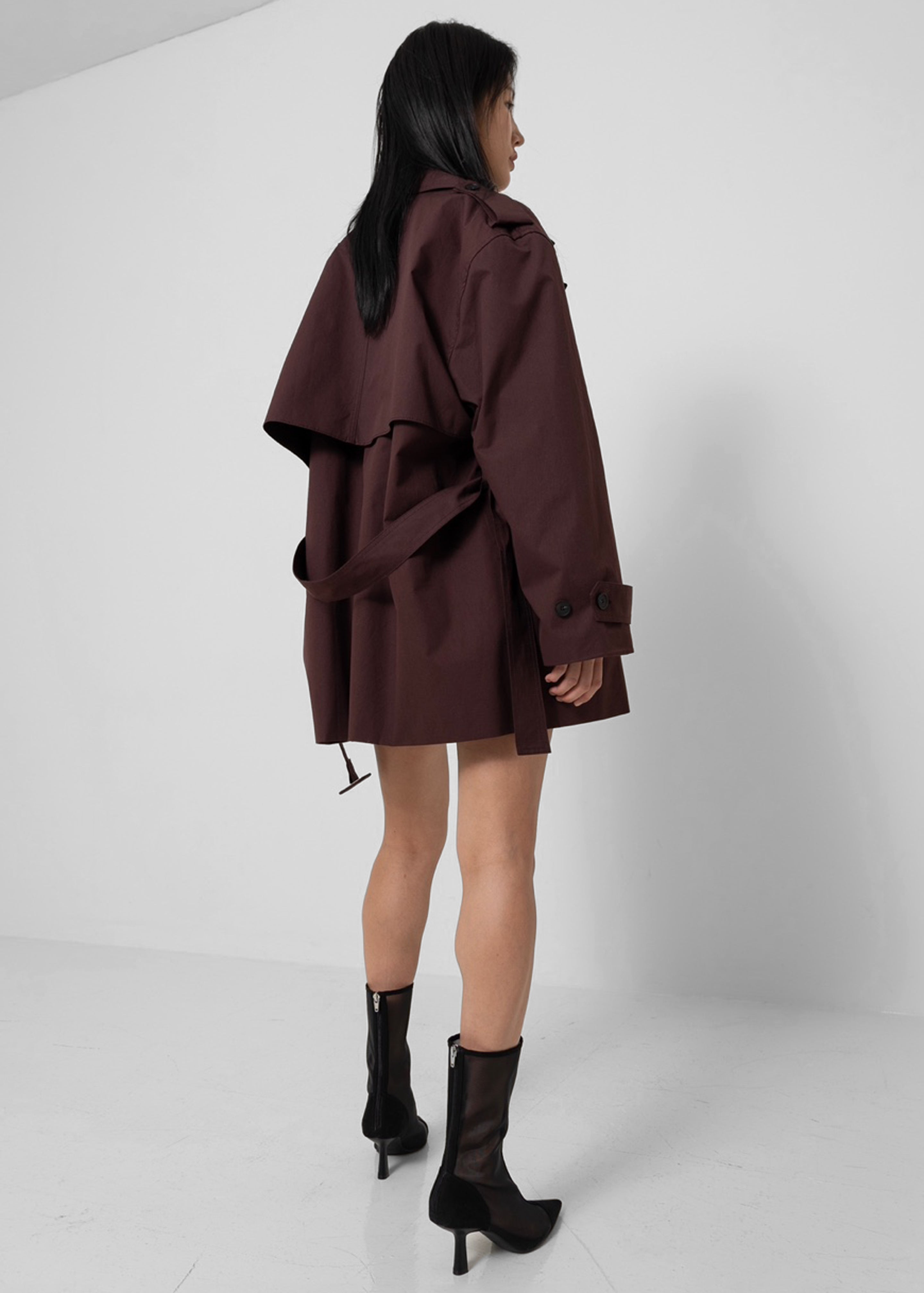 Lisburn Short Trench - Burgundy - 11