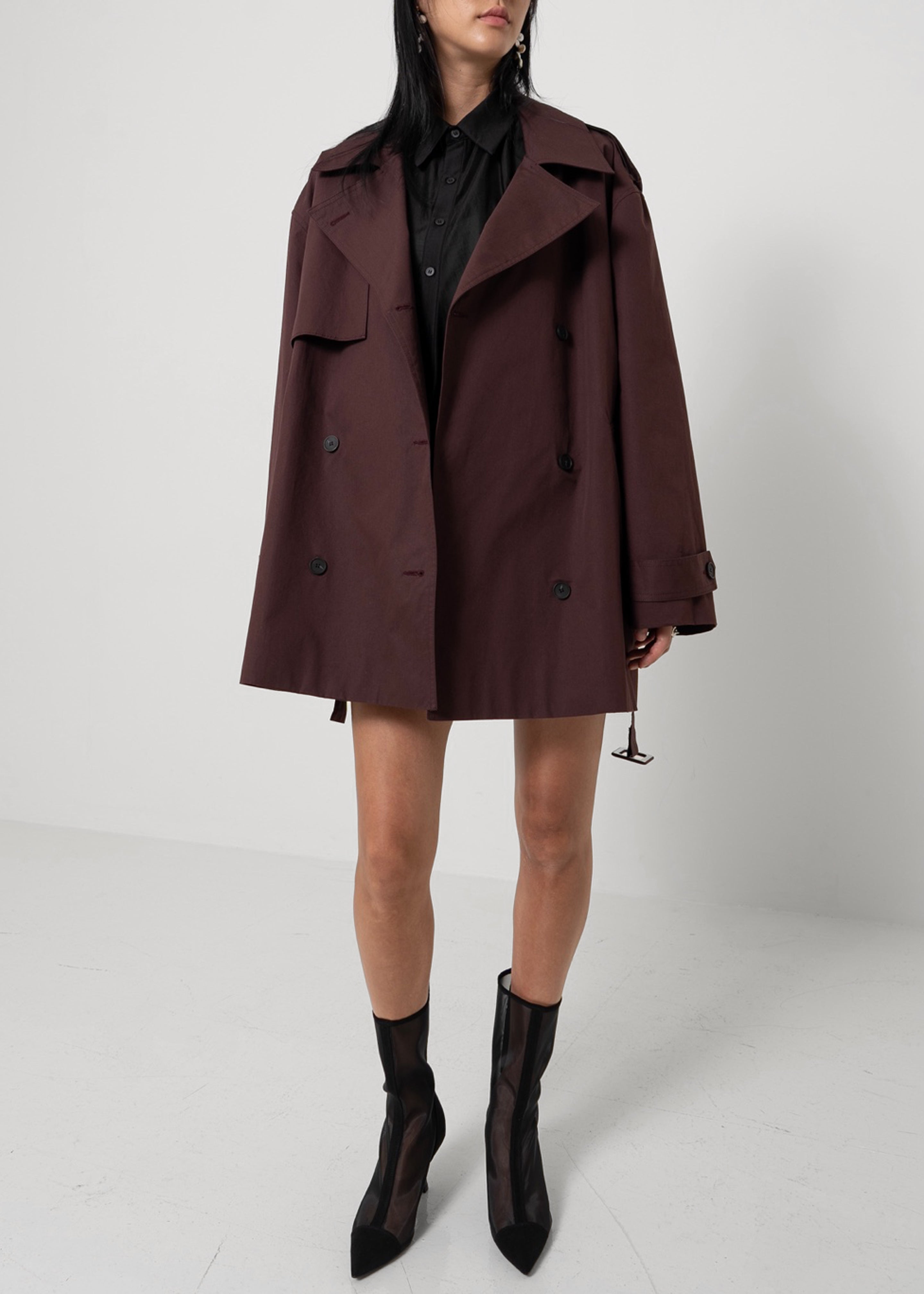 Lisburn Short Trench - Burgundy - 16