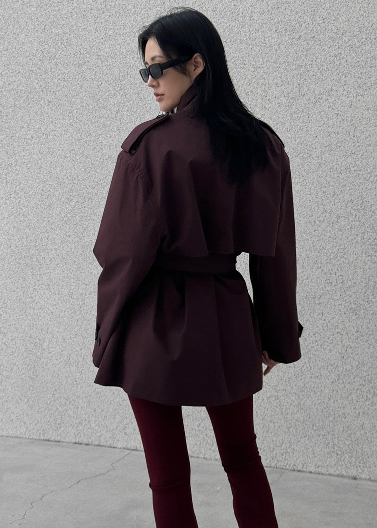Lisburn Short Trench - Burgundy - 12