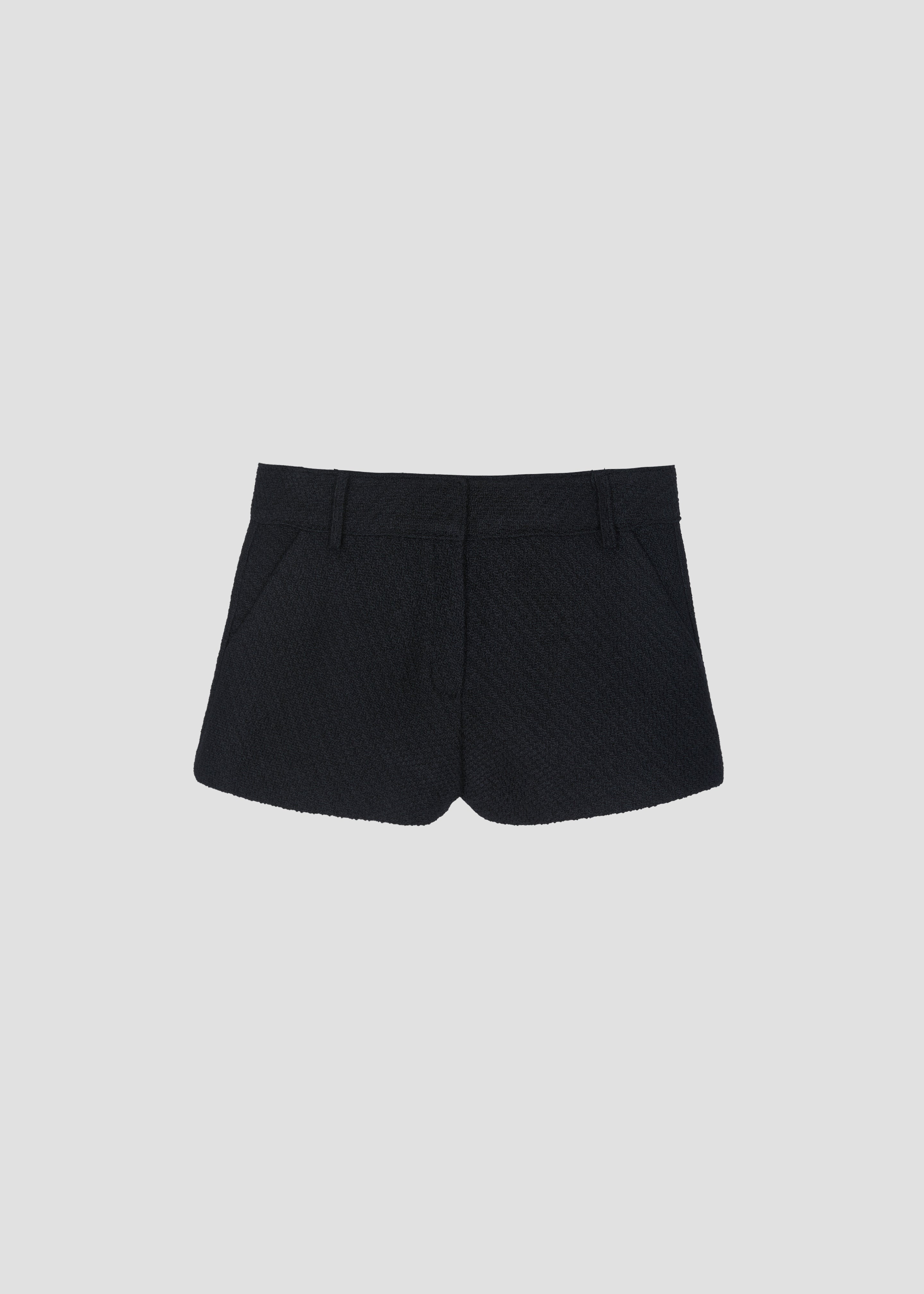 Lisette Tweed Hot Pants - Black - 10