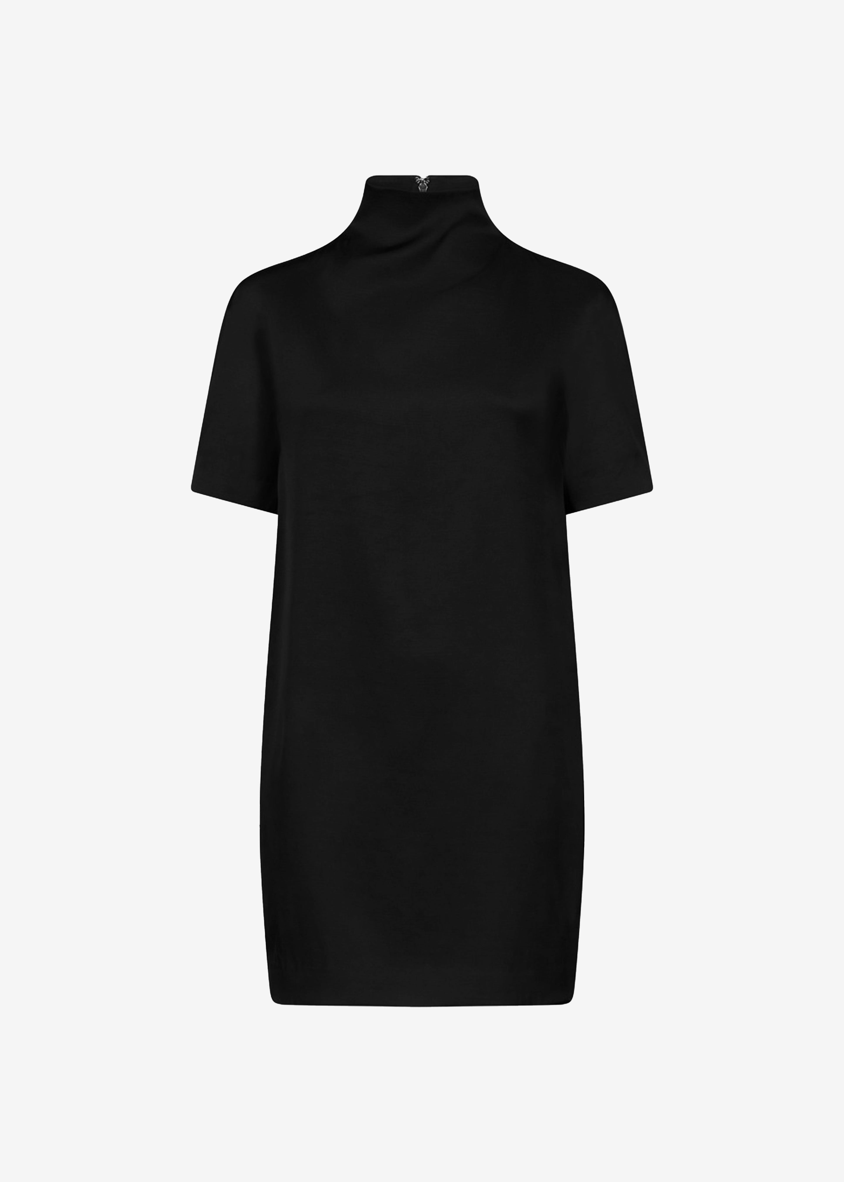 Loulou de Saison Elton Short Sleeve Mini Dress – Black - 6