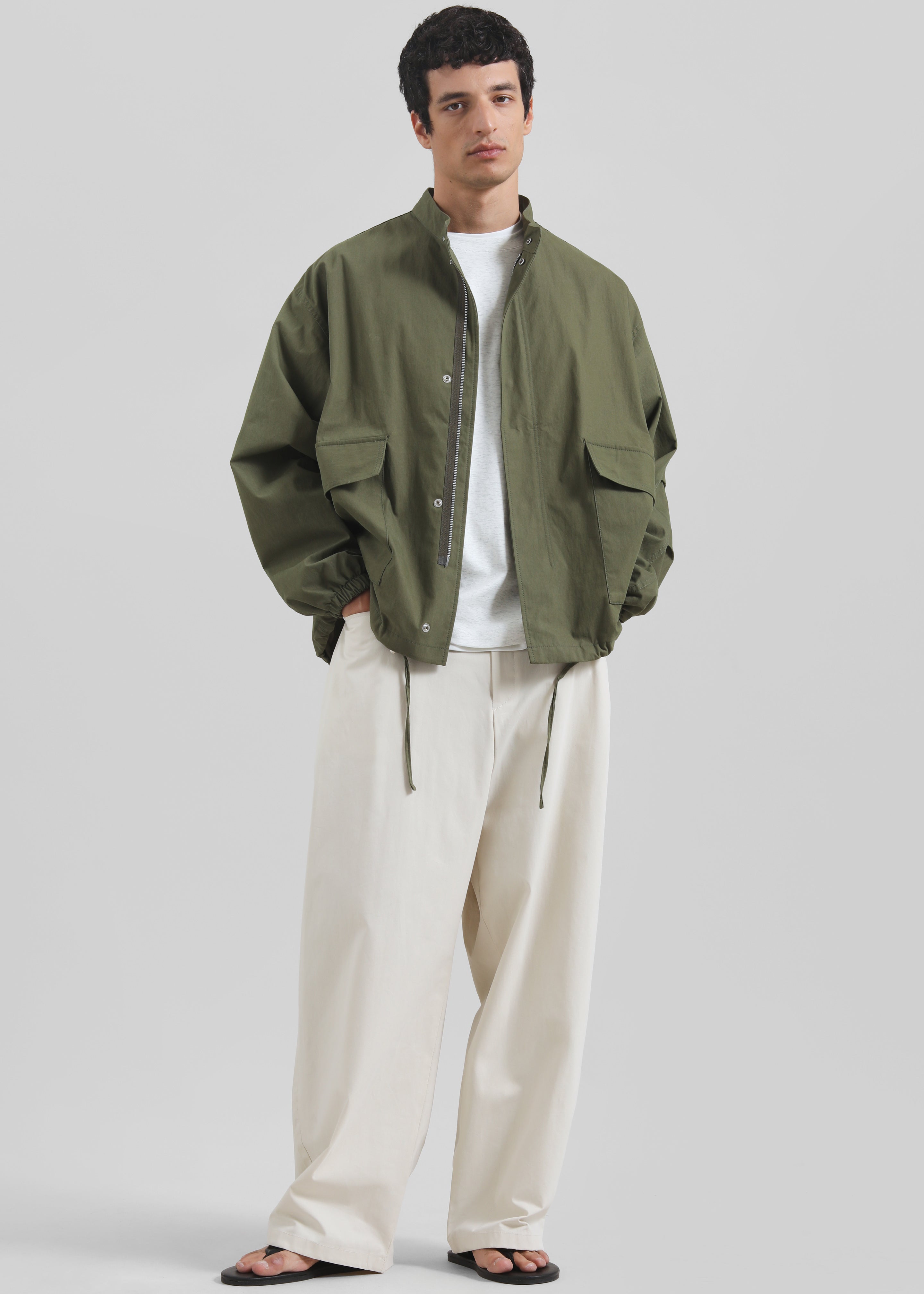 Lowan Cargo Jacket - Olive - 2