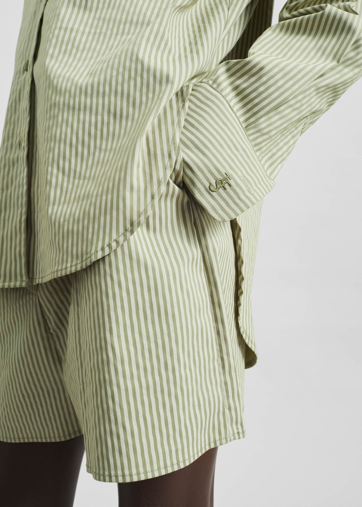 Lui Boxer Shorts - Green Stripe - 4