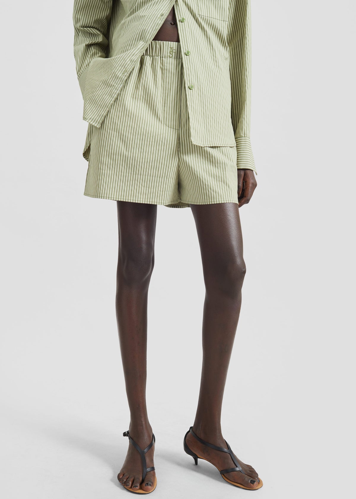 Lui Boxer Shorts - Green Stripe - 3