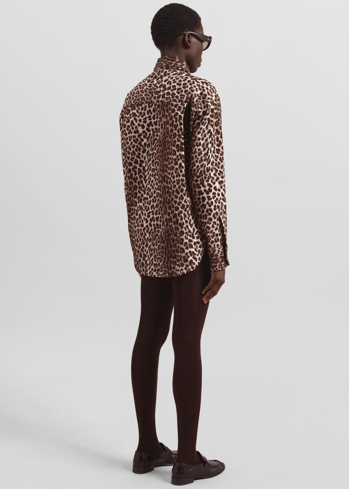 Lui Leopard Print Shirt - Brown - 9