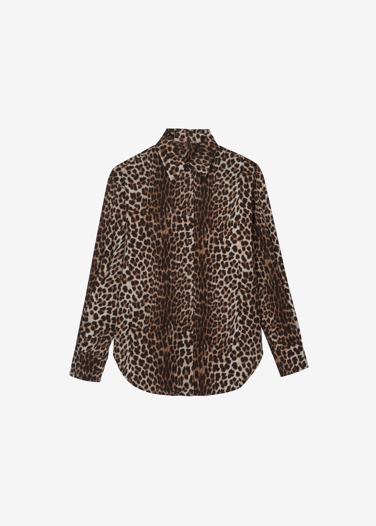 Lui Leopard Print Shirt - Brown - 10