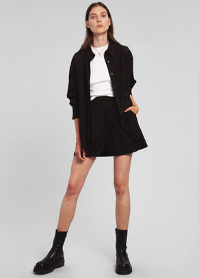 Lui Organic Cotton Boxer Short - Black