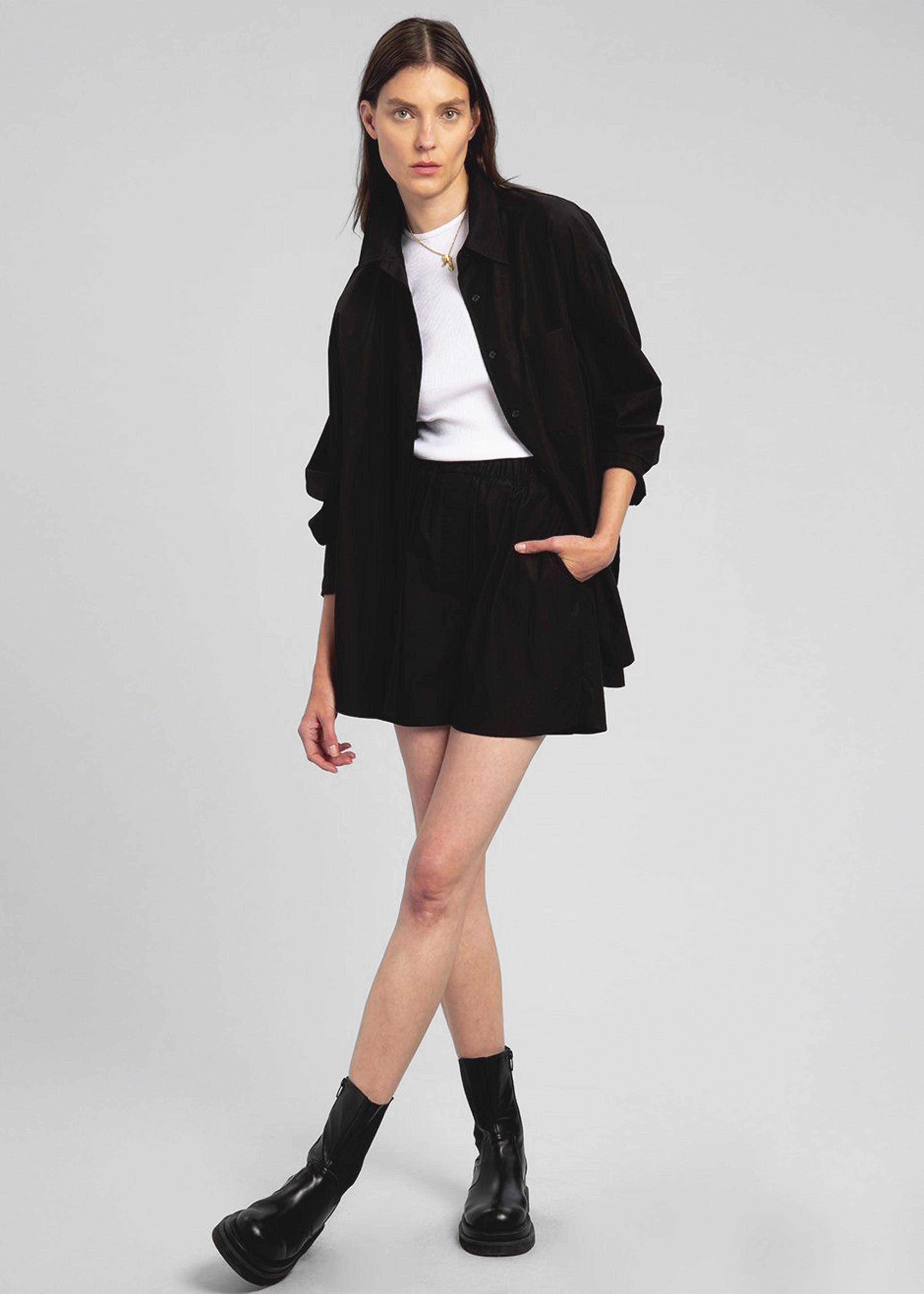 Lui Organic Cotton Boxer Short - Black - 7