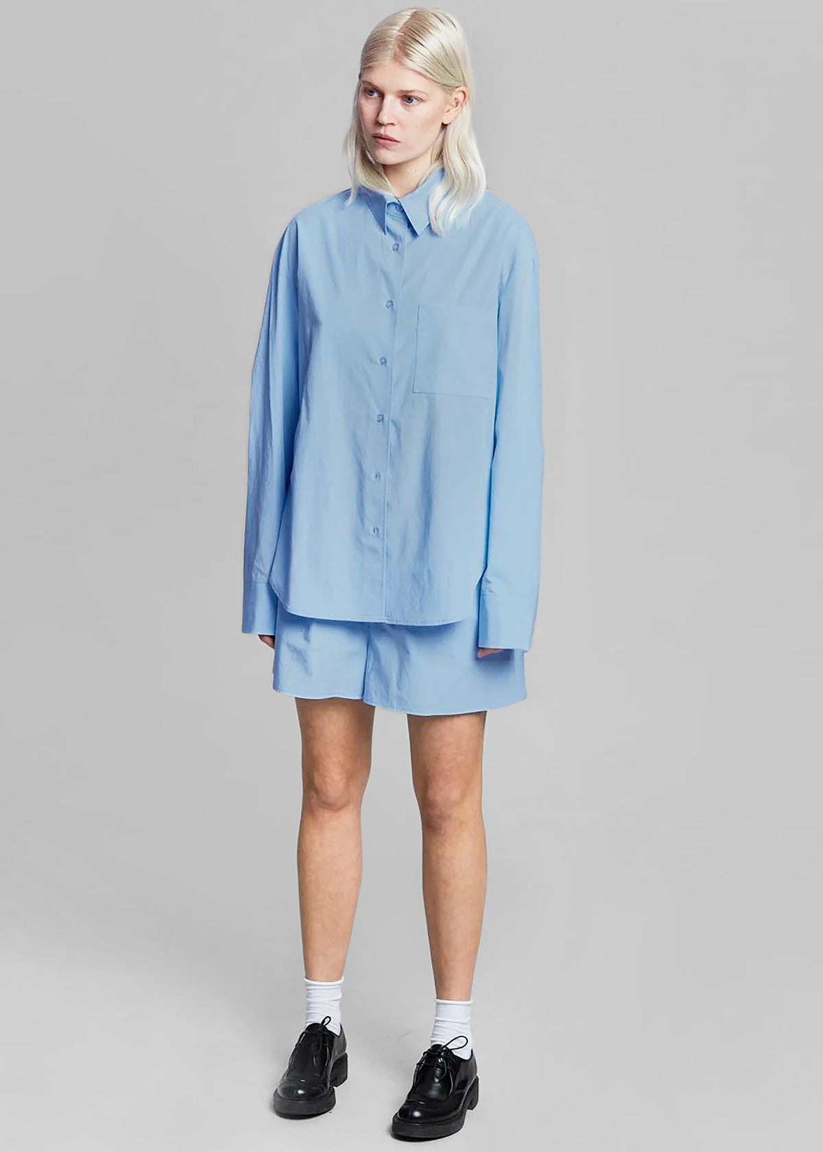 Lui Organic Cotton Shirt - Blue - 9