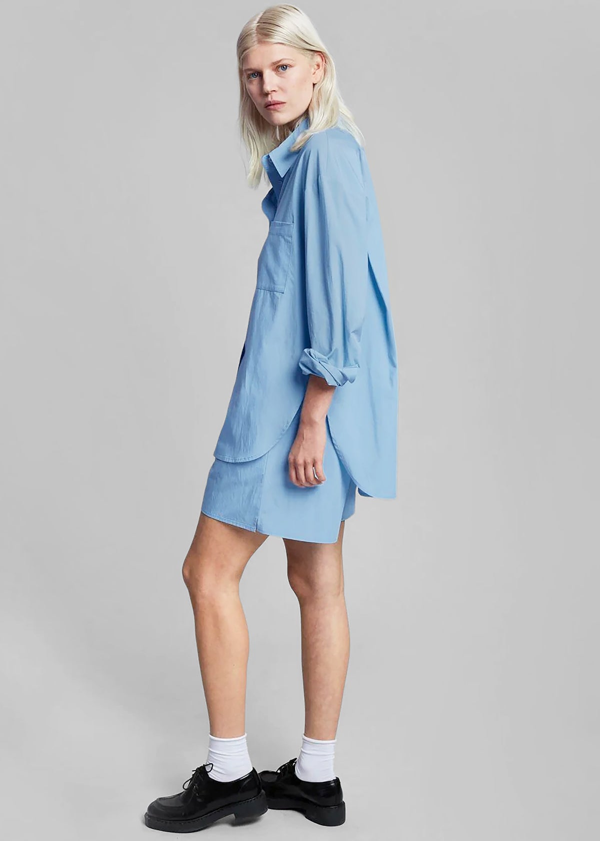 Lui Organic Cotton Shirt - Blue - 7