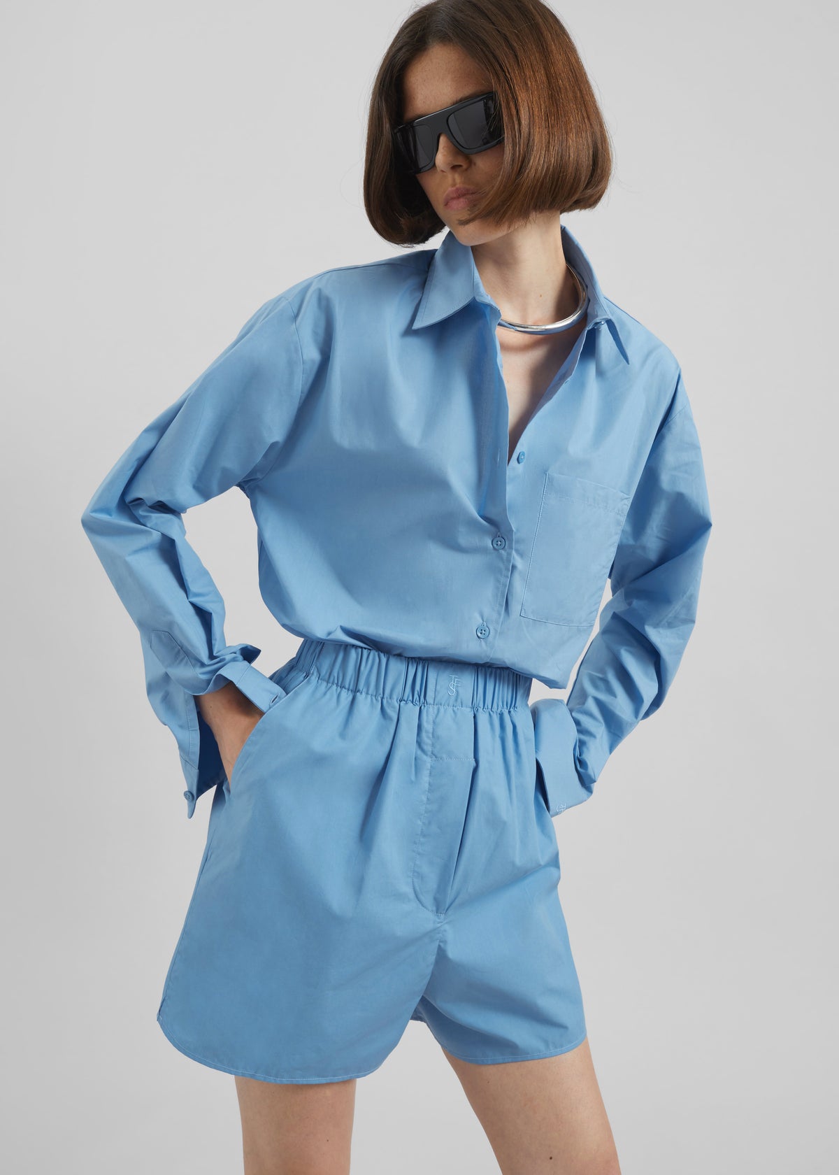 Lui Organic Cotton Shirt - Blue - 8