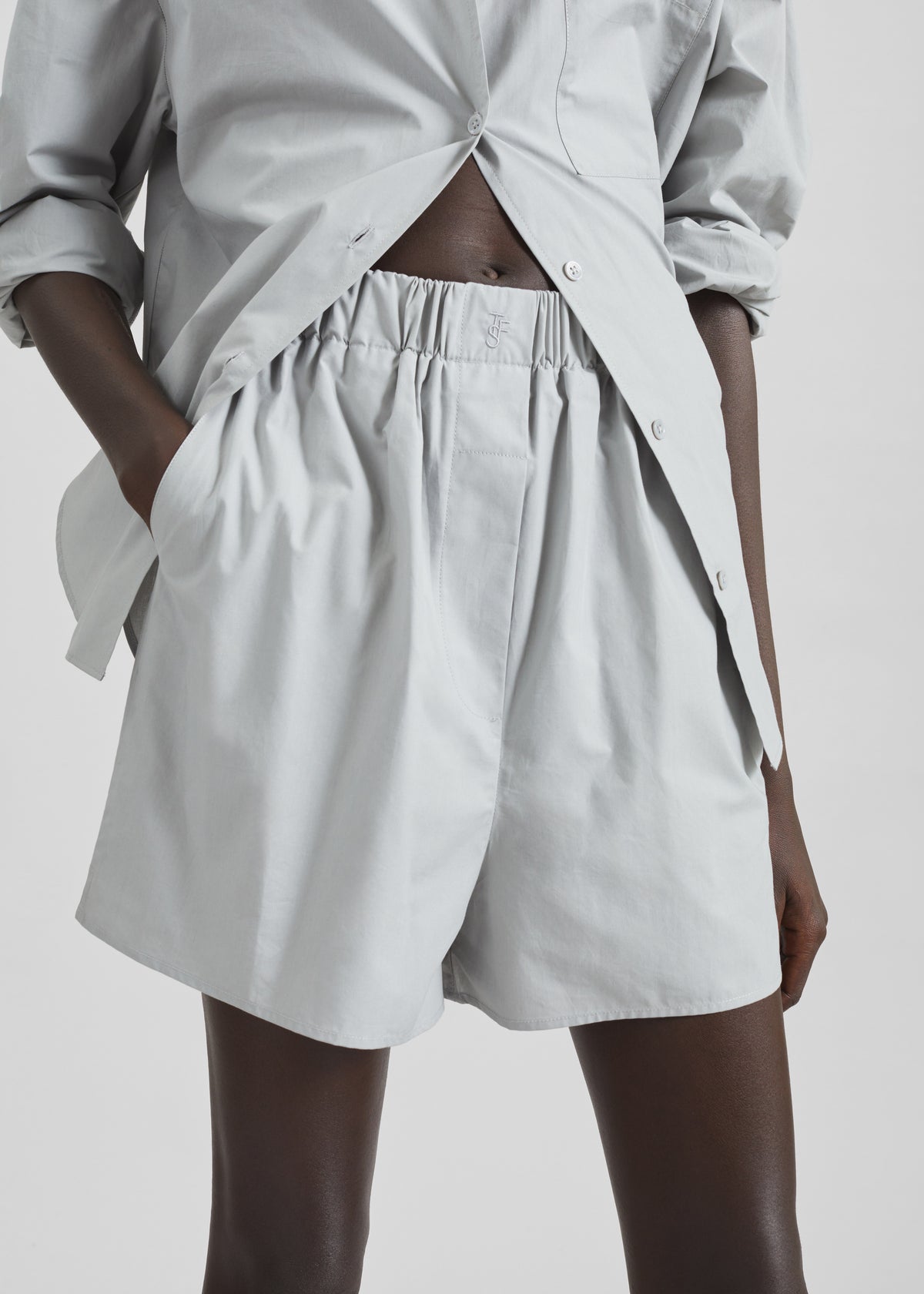 Lui Organic Cotton Boxer Shorts - Ice - 2