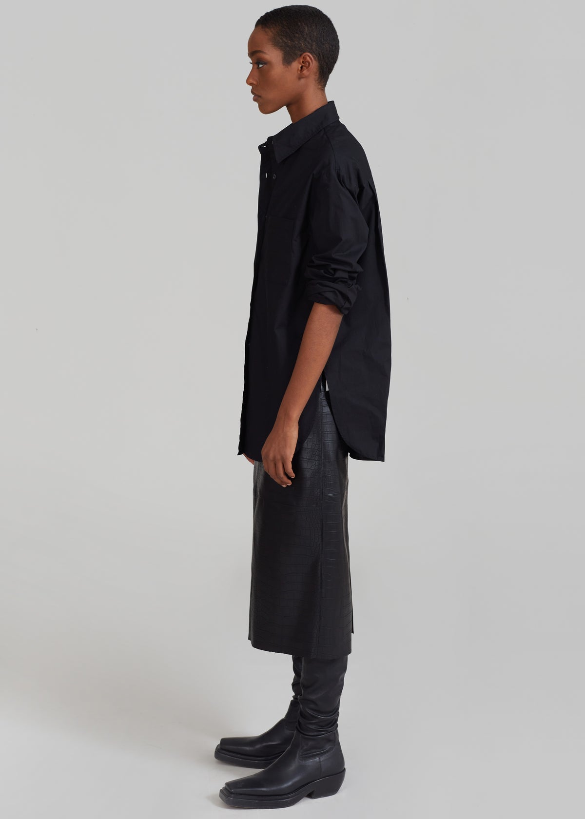 Lui Organic Cotton Shirt - Black - 10