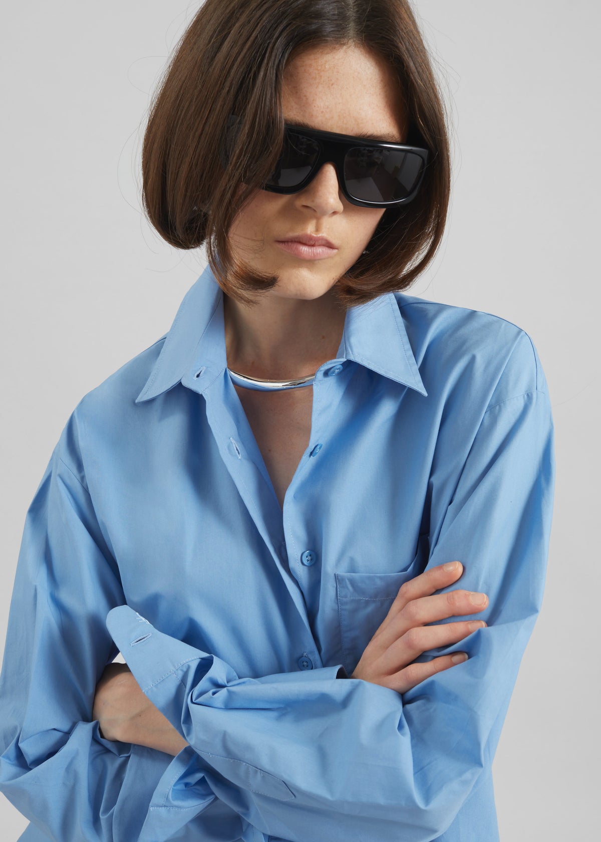 Lui Organic Cotton Shirt - Blue - 5