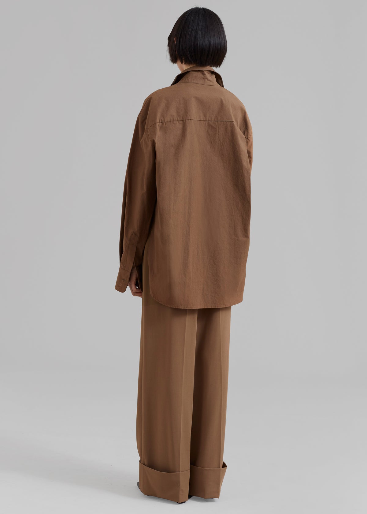 Lui Organic Cotton Shirt - Chocolate - 11
