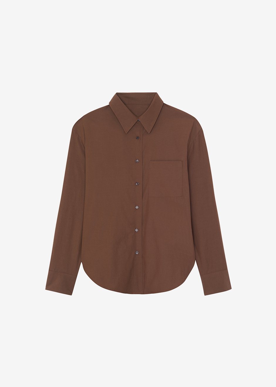 Lui Organic Cotton Shirt - Chocolate - 12