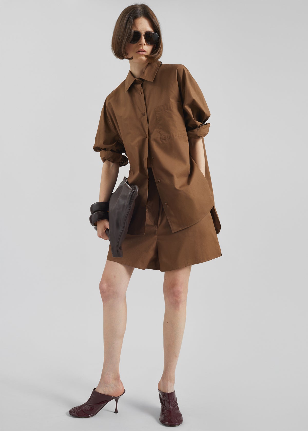 Lui Organic Cotton Shirt - Chocolate - 9