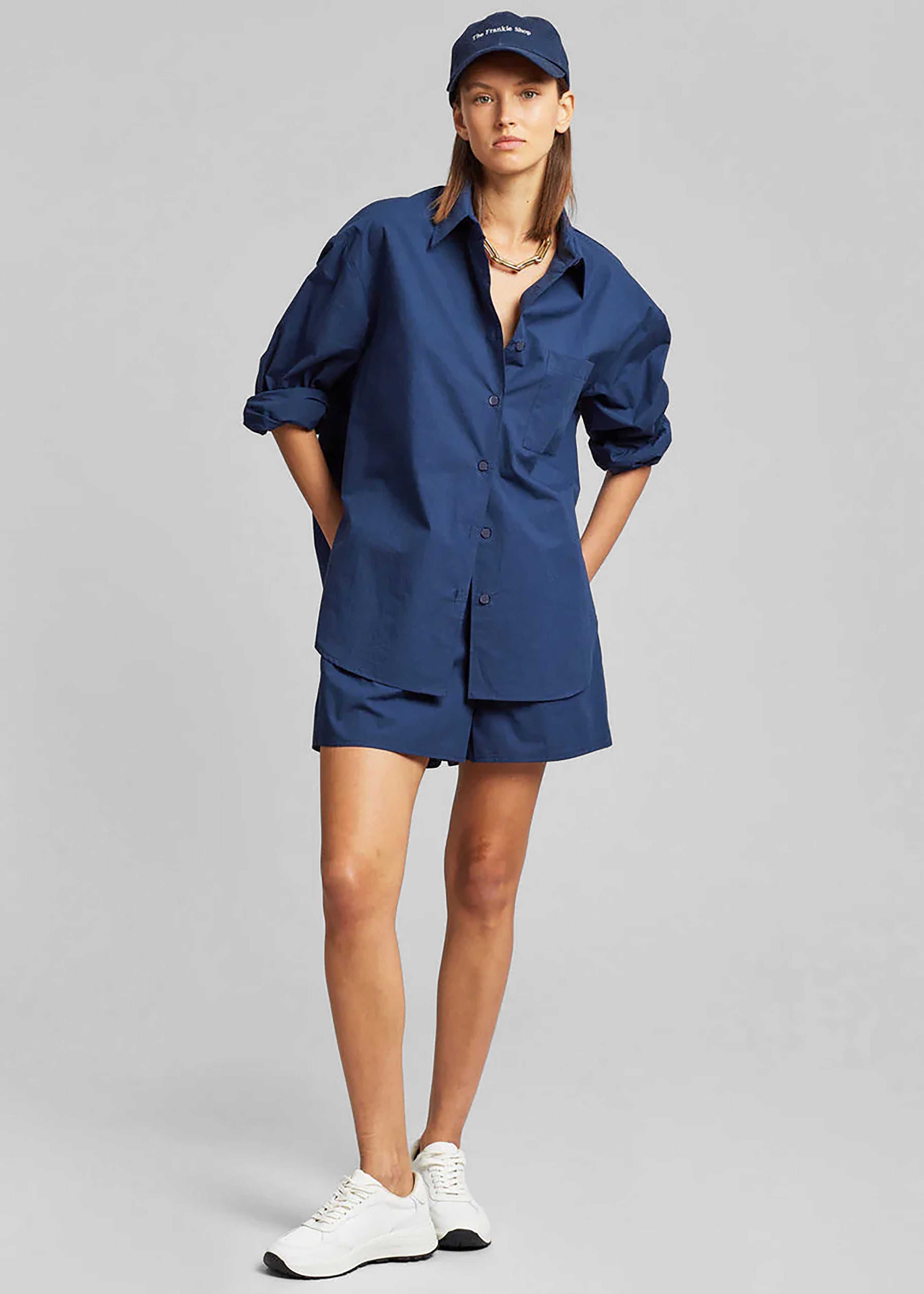 Lui Organic Cotton Shirt - Navy - 10