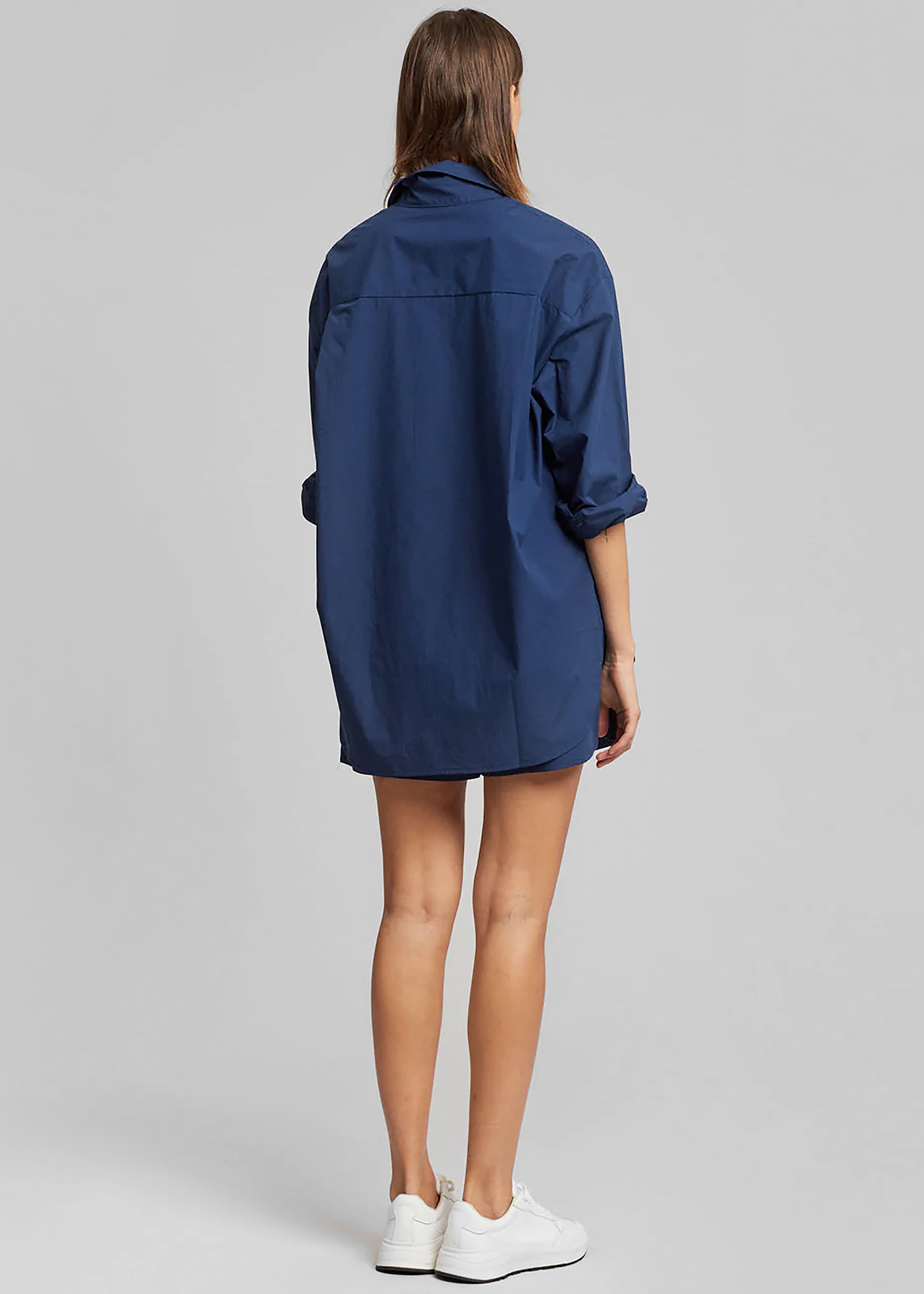 Lui Organic Cotton Shirt - Navy - 2