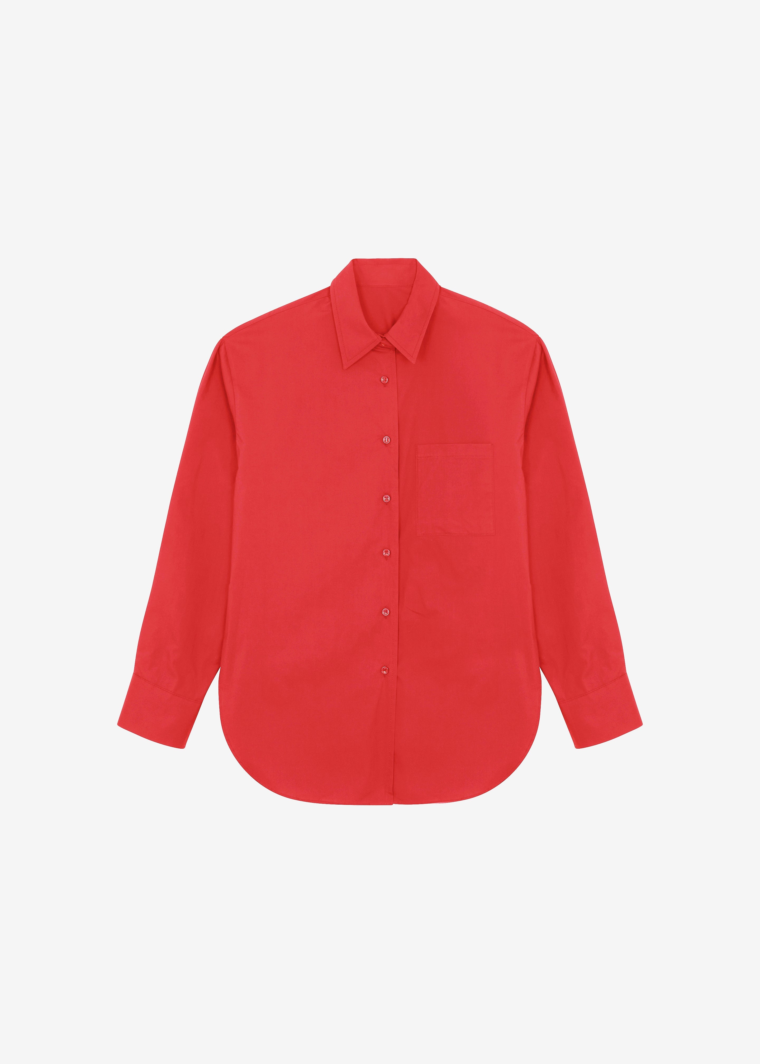 Lui Organic Cotton Shirt - Red - 6