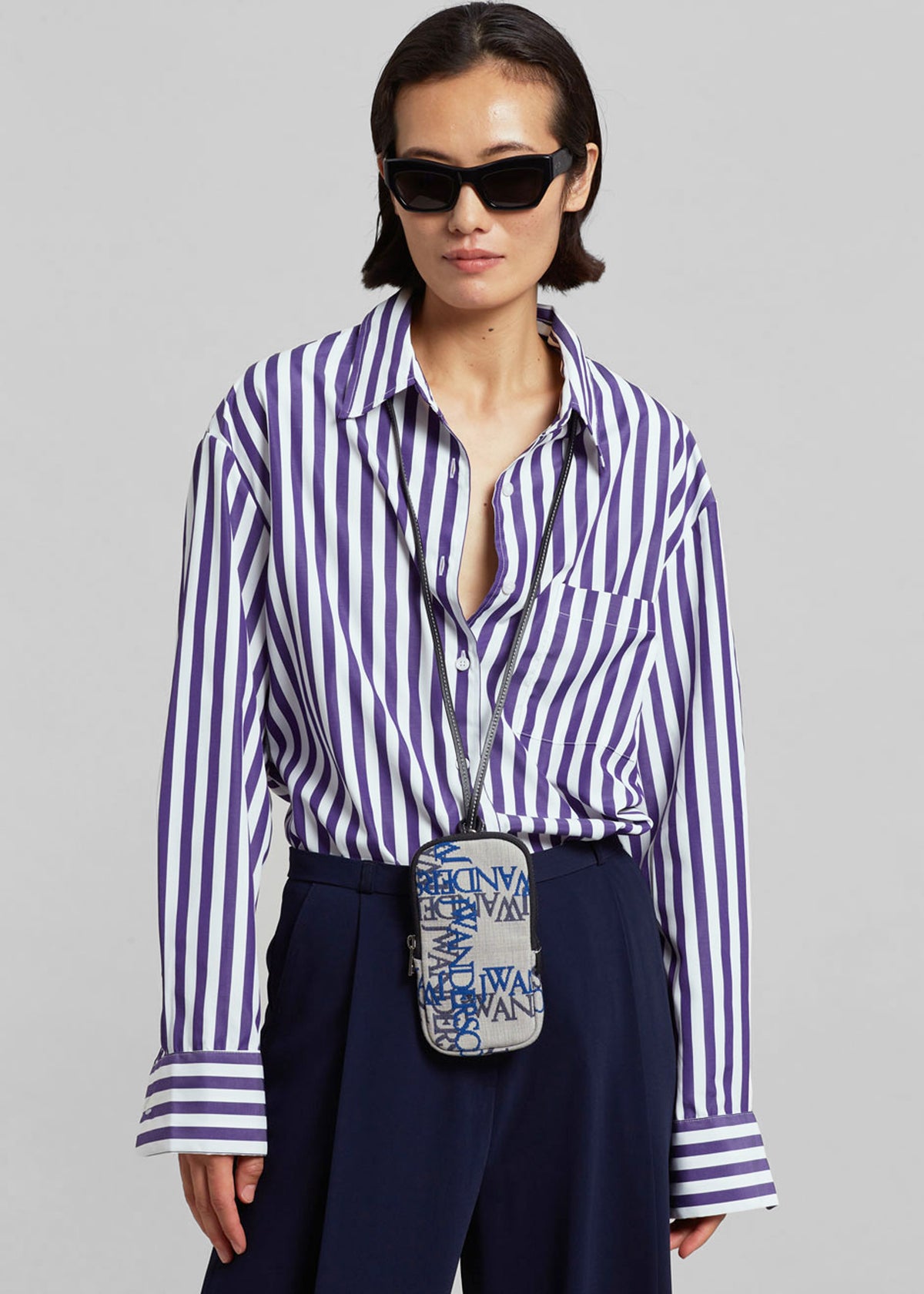 Lui Stripe Shirt - Deep Blue - 3