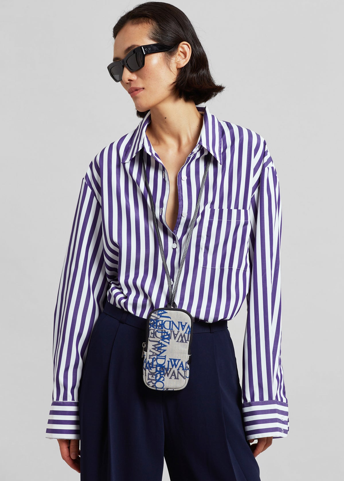 Lui Stripe Shirt - Deep Blue - 5