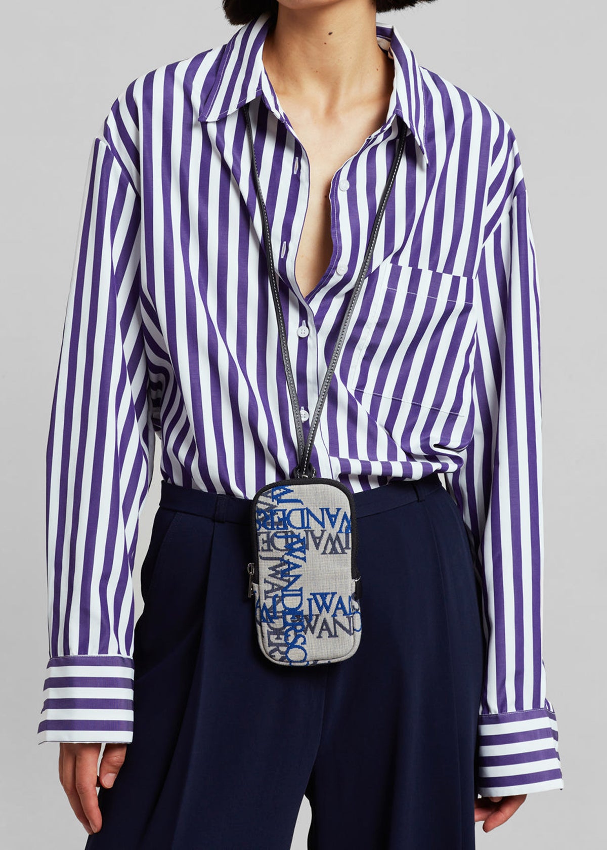 Lui Stripe Shirt - Deep Blue - 7