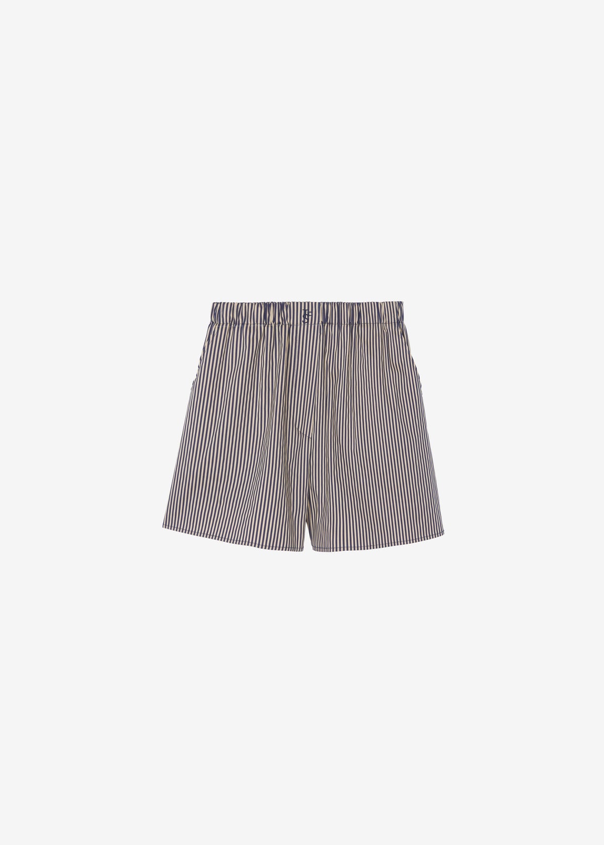 Lui Boxer Shorts - Beige/Navy Stripe - 10