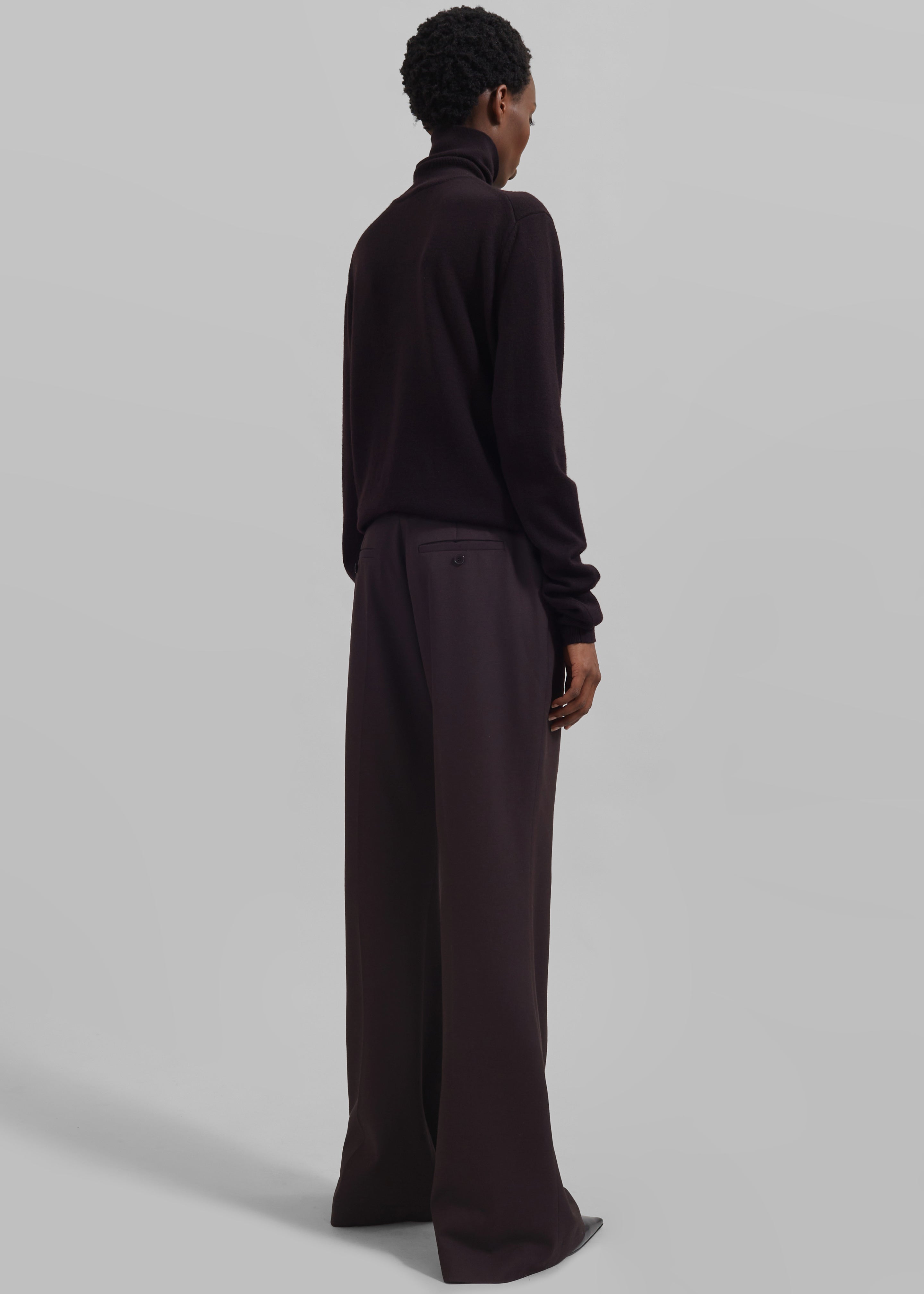 Lyra Flared Pants - Dark Plum - 11