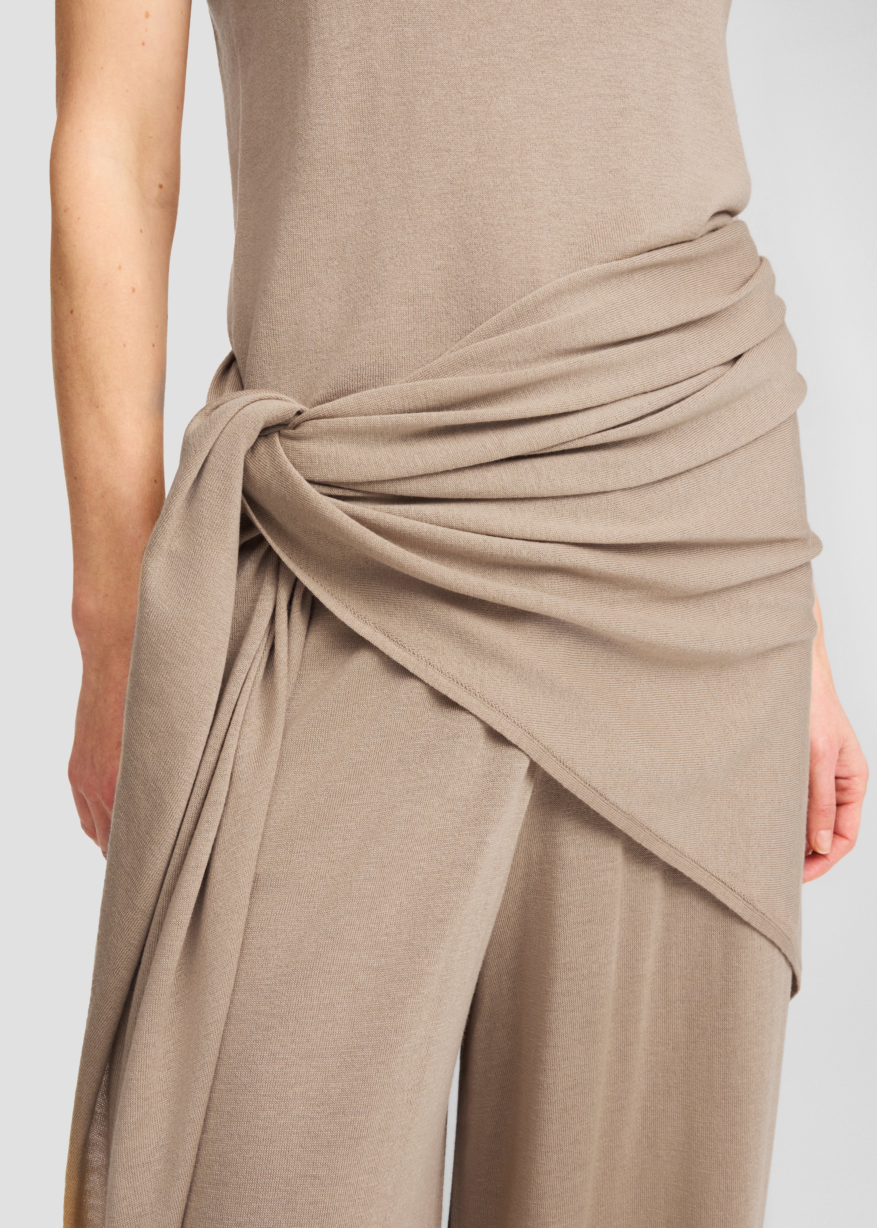 By Malene Birger Dorothea Scarf - Dark Sand - 2