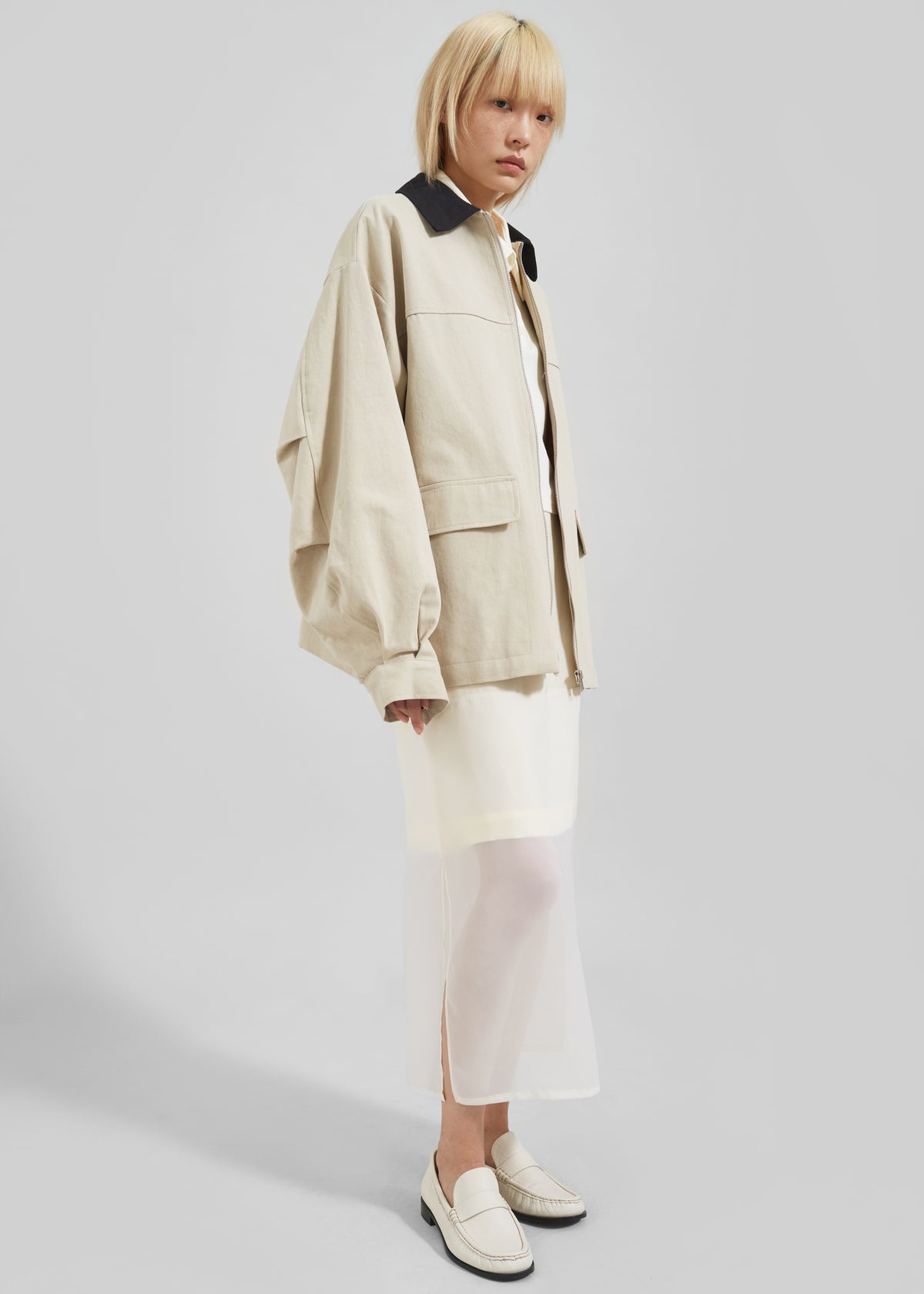 Malia Utility Jacket - Beige - 4