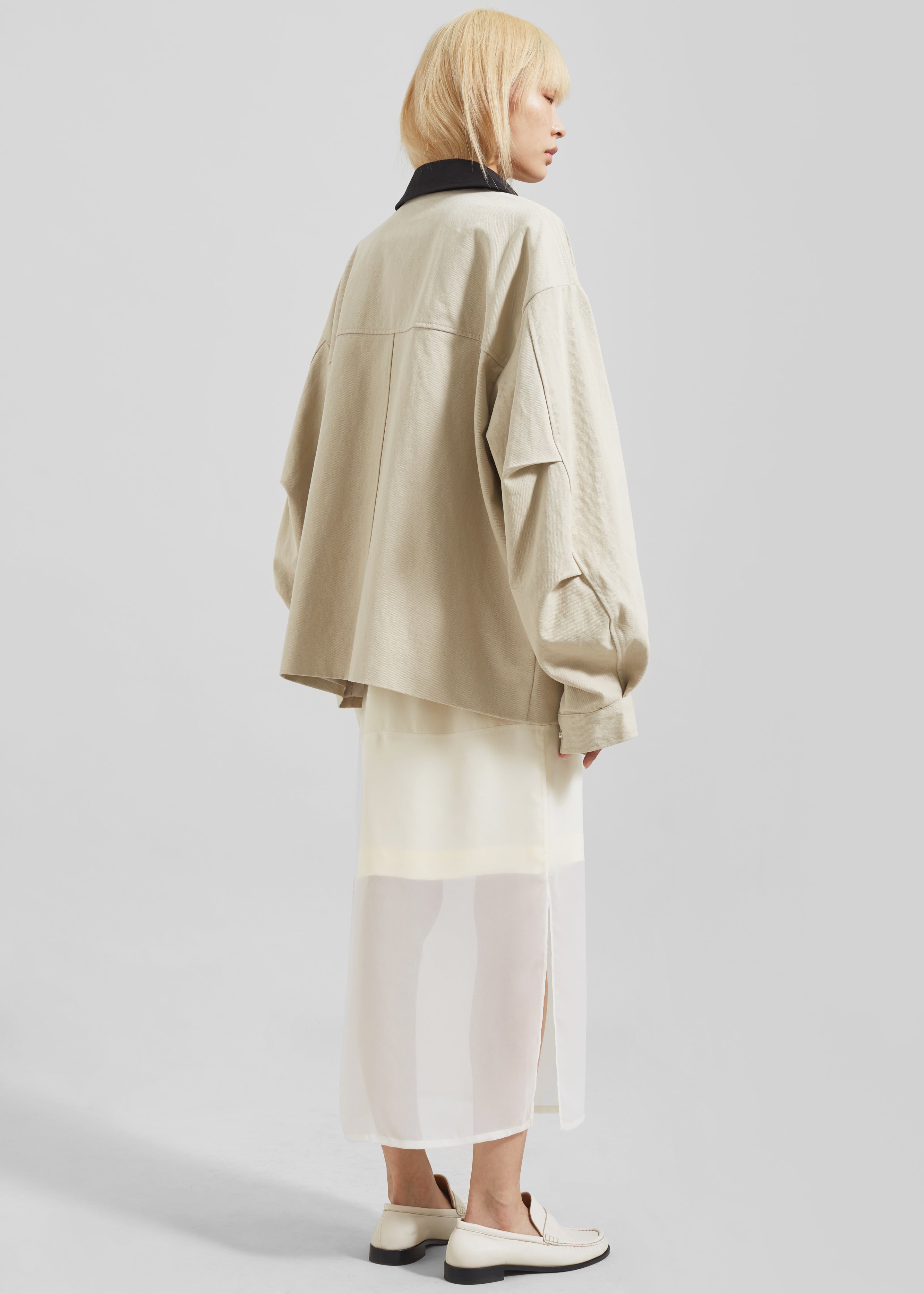 Malia Utility Jacket - Beige - 8