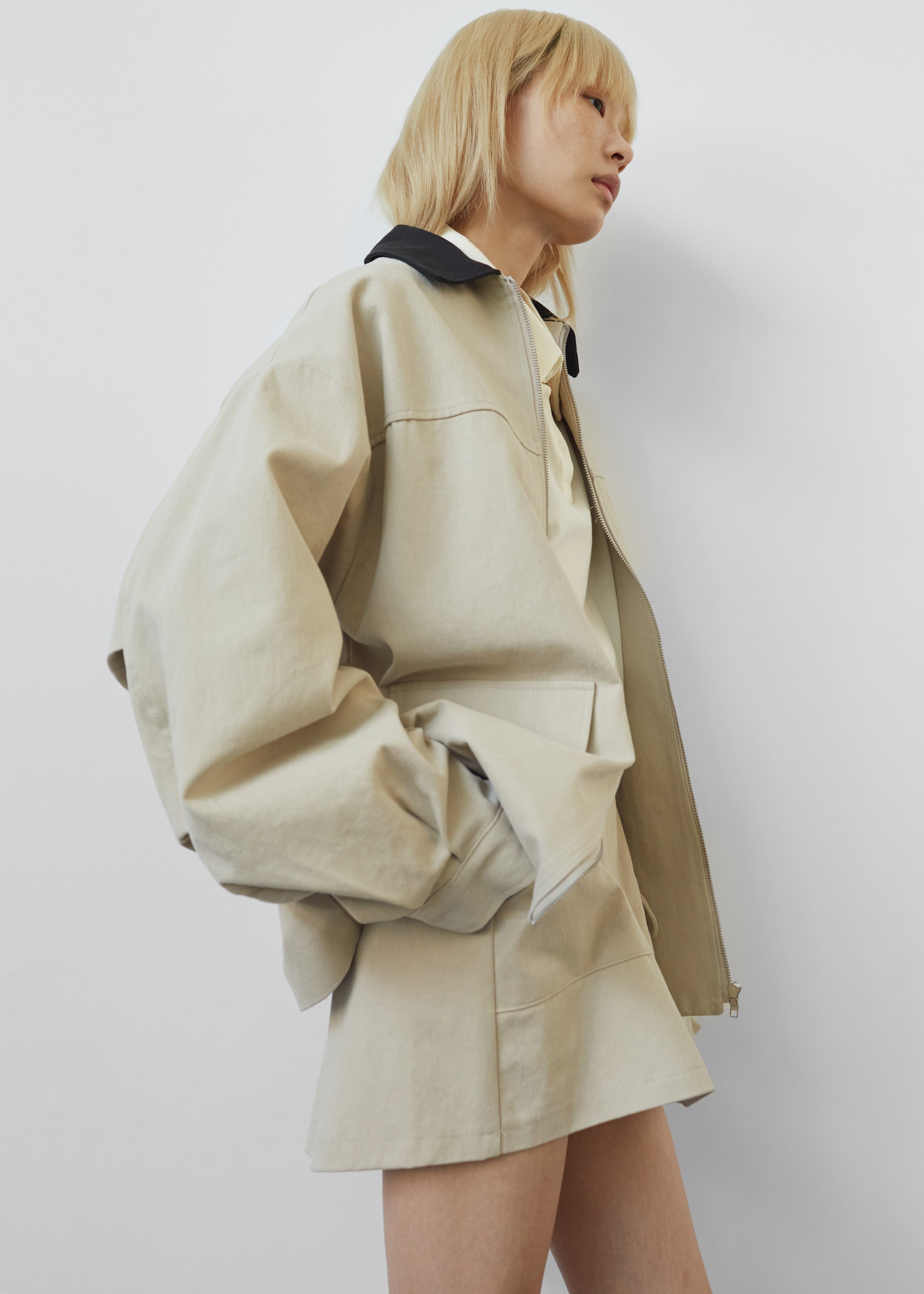 Malia Utility Jacket - Beige - 13